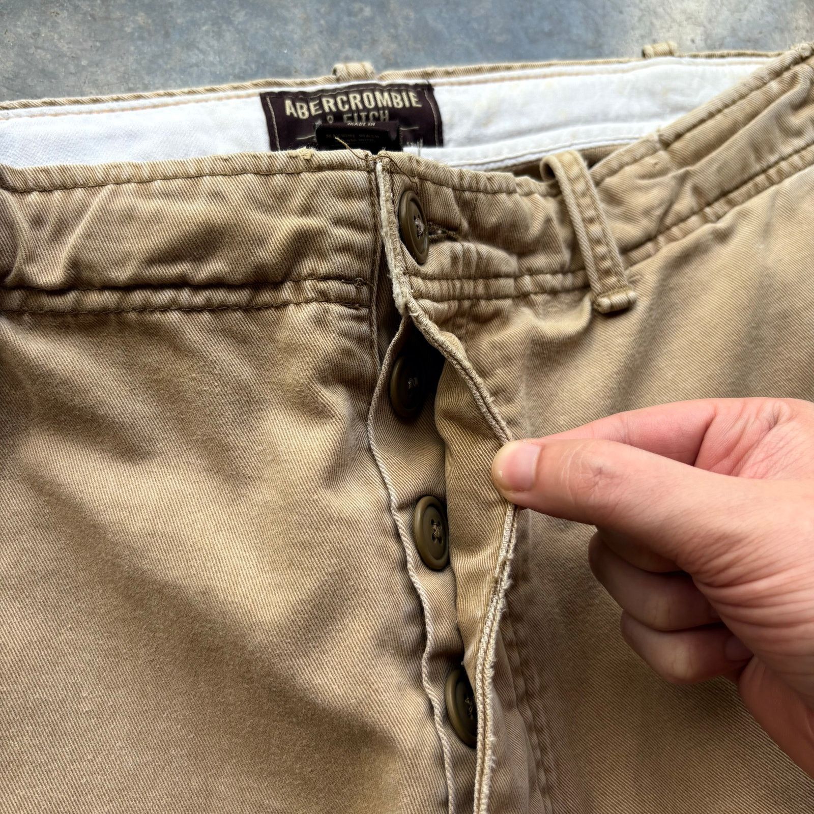 Abercrombie & Fitch Rare Vintage Abercrombie Baggy Military Style Pants Size US 36 / EU 52 - 7 Thumbnail