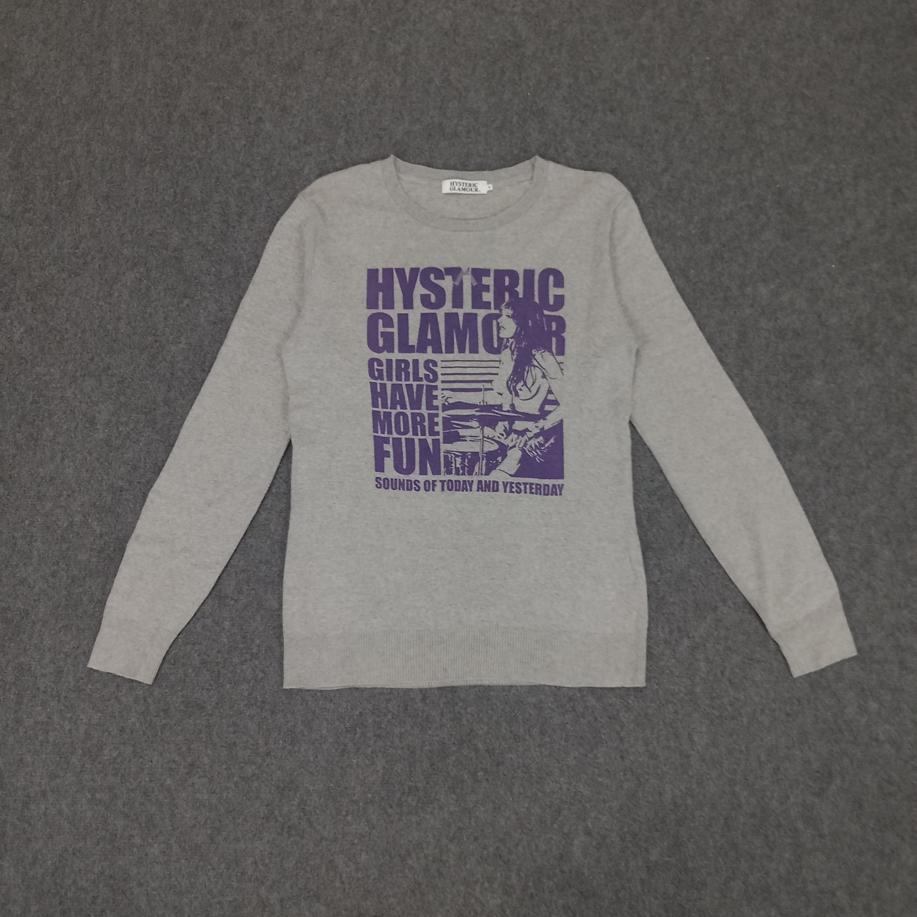 Hysteric Glamour × Japanese Brand × Vintage Hysteric Glamour Japanese Brand Woman's Sweatshirt Size XS / US 0-2 / IT 36-38 - 1 Thumbnail