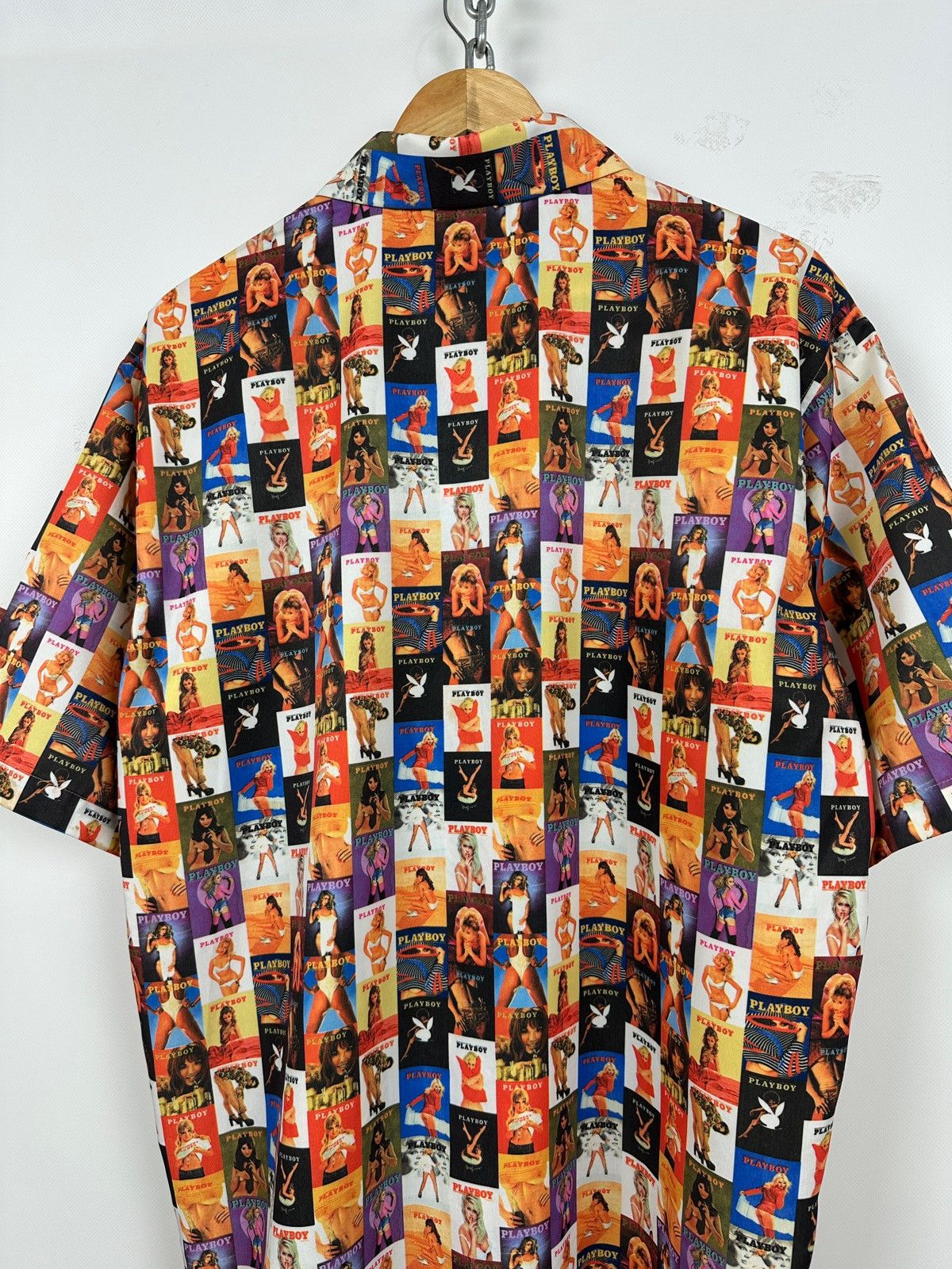 Playboy Vintage Playboy Magazine Cover All Over Print Button Shirt Size US L / EU 52-54 / 3 - 14 Thumbnail