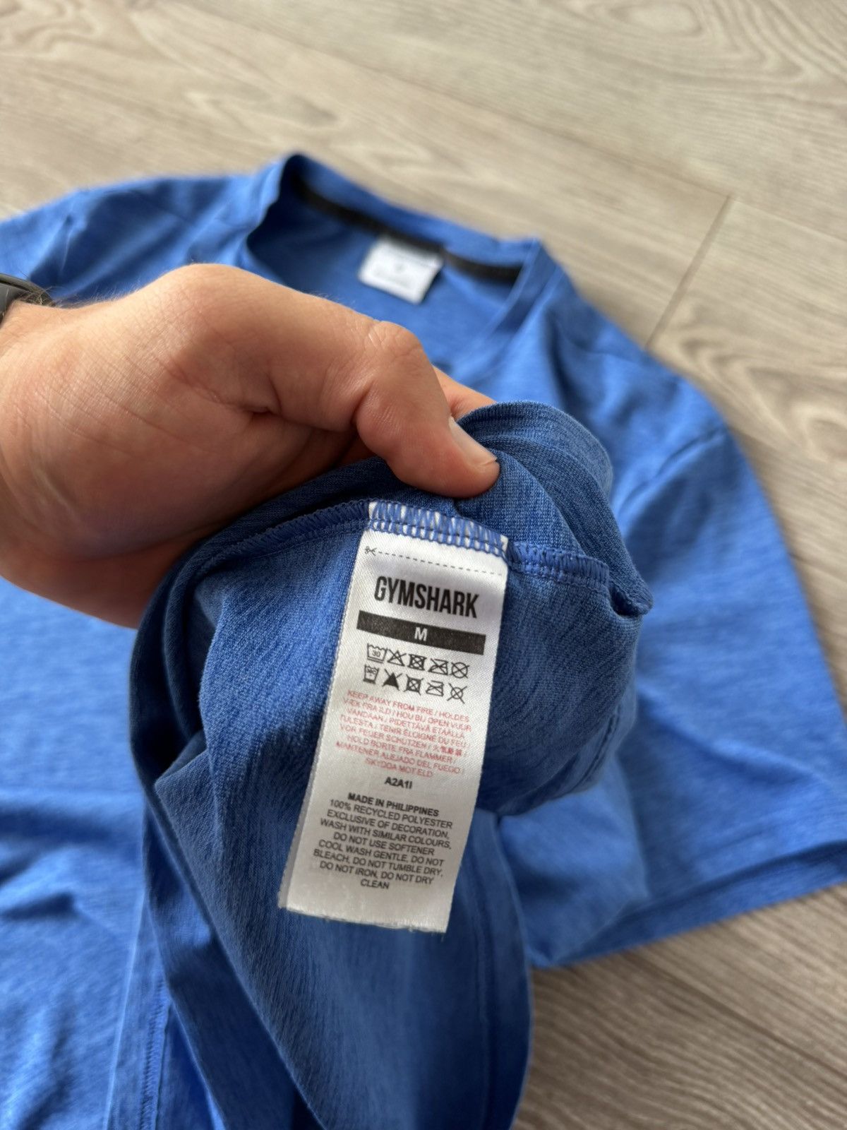 Gymshark Gymshark Dry Onyx David Laid Style Tee Size US M / EU 48-50 / 2 - 14 Thumbnail