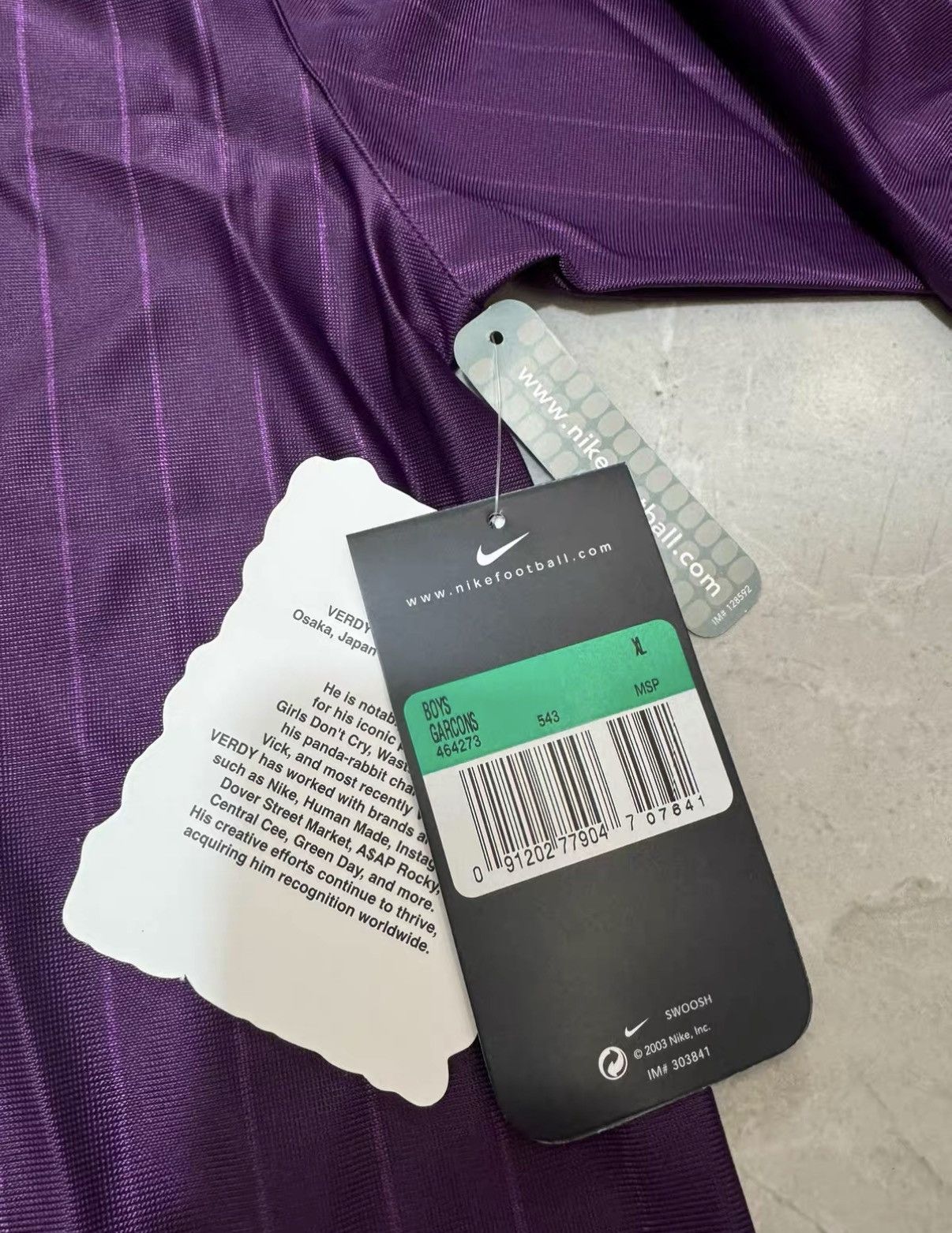 Verdy VERDY x DSM (Dover Street Market) x Nike Soccer Jersey J34 Size US XL / EU 56 / 4 - 3 Thumbnail