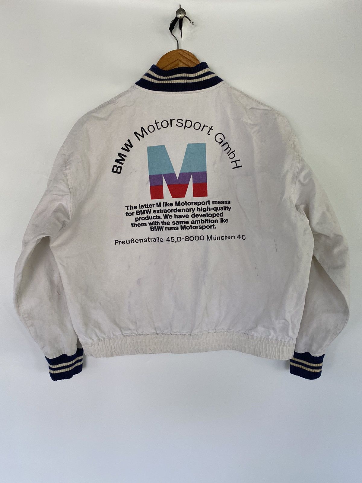 image of Vintage Bmw M3 Gmbh Motorsport Racing Team in White, Men's (Size Large)