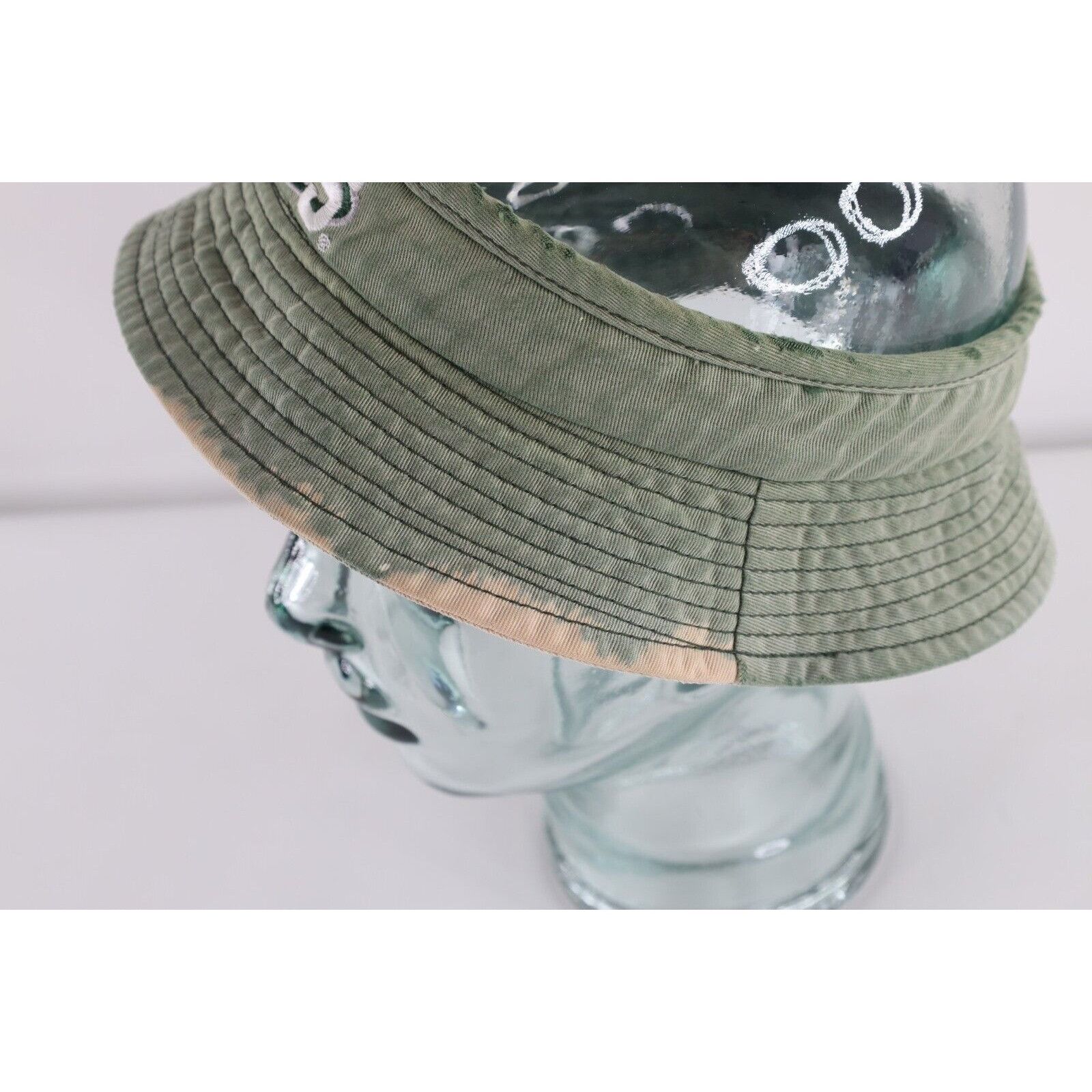 Vintage Vintage 90s Michigan State University Visor Band Hat Size ONE SIZE - 3 Thumbnail