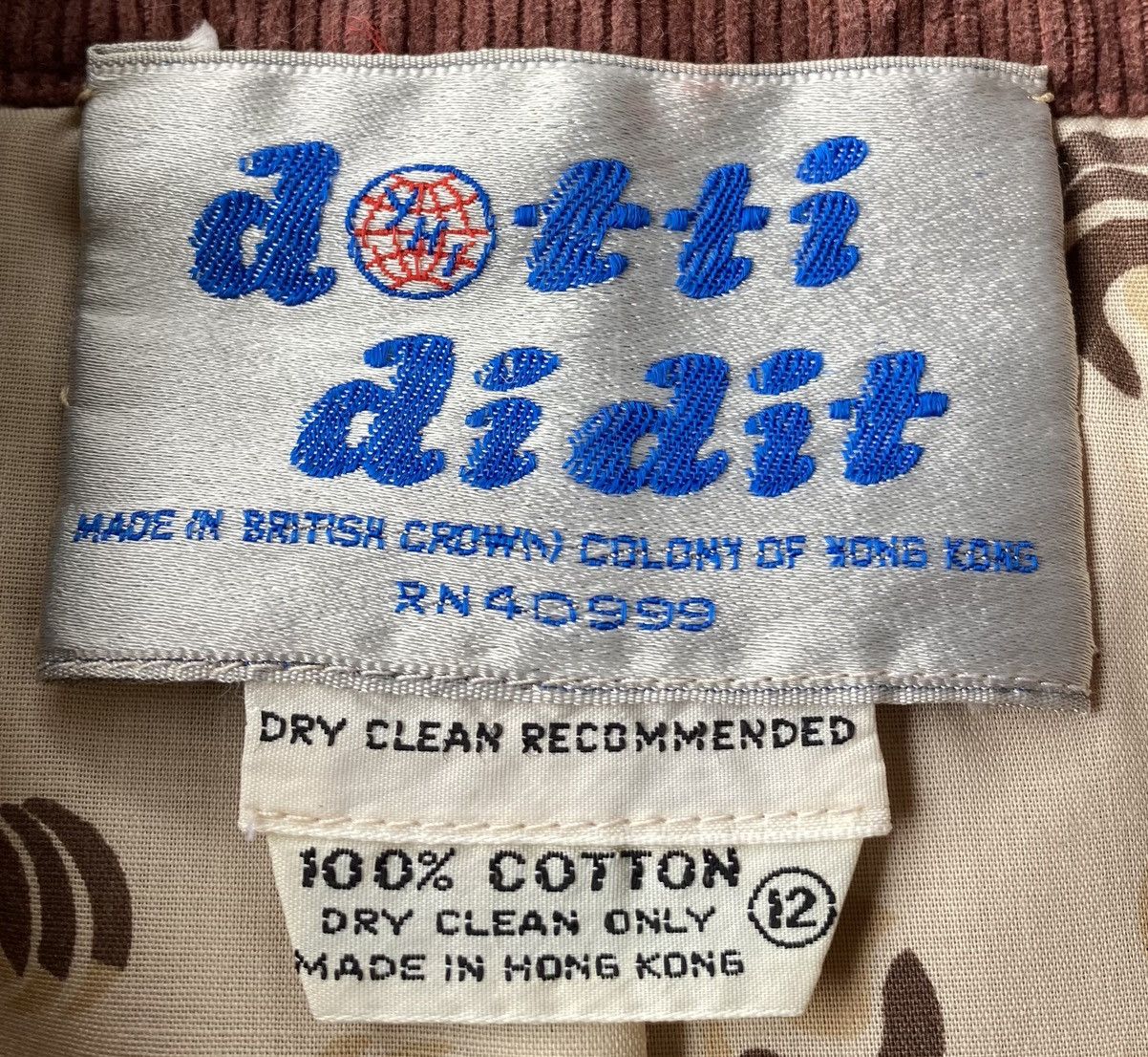 Vintage VTG 70’s Dotti Didit Corduroy Silver Studded Jacket Womens Size S / US 4 / IT 40 - 5 Thumbnail
