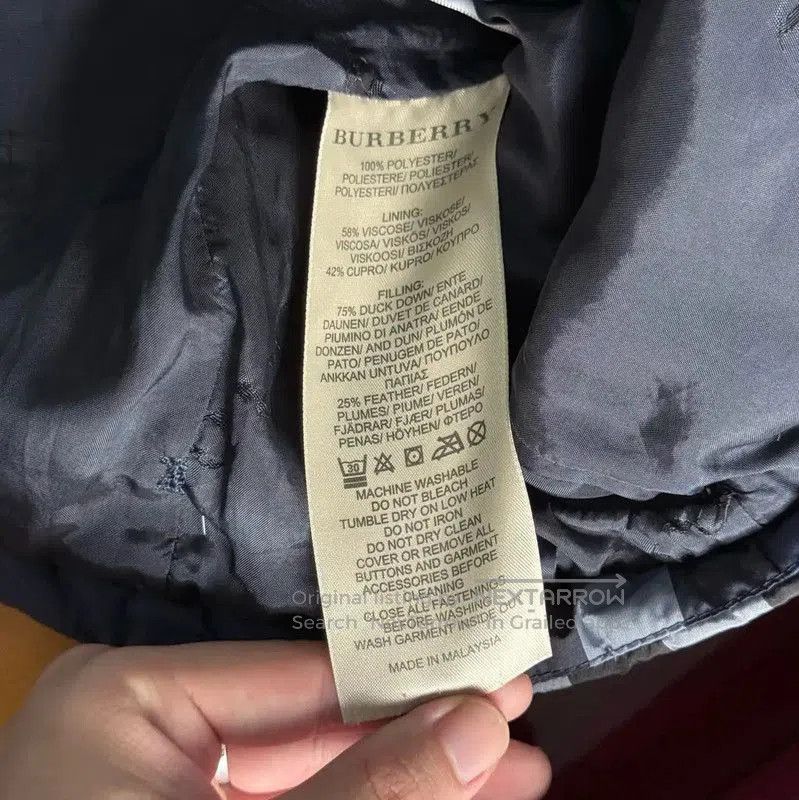 Other Burberry Women's Navy Cotton Down Jacket. Size S / US 4 / IT 40 - 6 Thumbnail