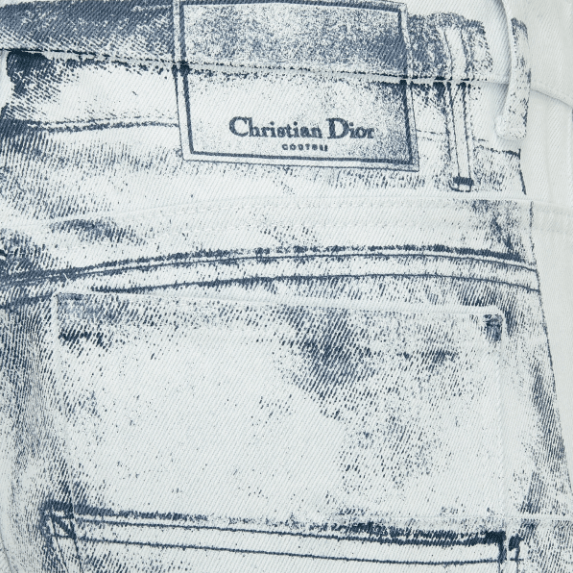 Dior o1w1db11225 383D01 Heritage Jeans in Blue Size US 32 / EU 48 - 3 Thumbnail