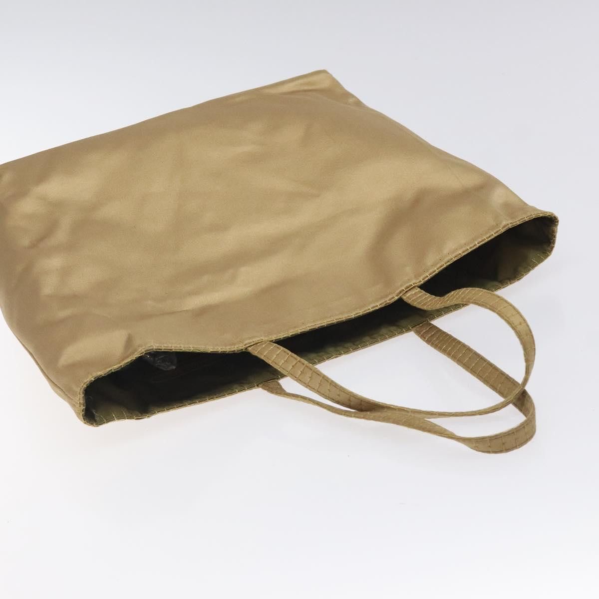 Prada PRADA Hand Bag Satin Beige Gold Size ONE SIZE - 6 Thumbnail