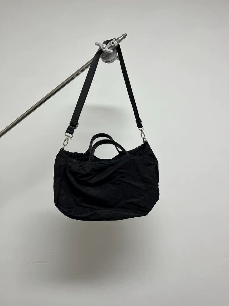 Yohji Yamamoto yohji yamamoto Patchwork leather nylon cross-body bag 2506- Size ONE SIZE - 2 Thumbnail
