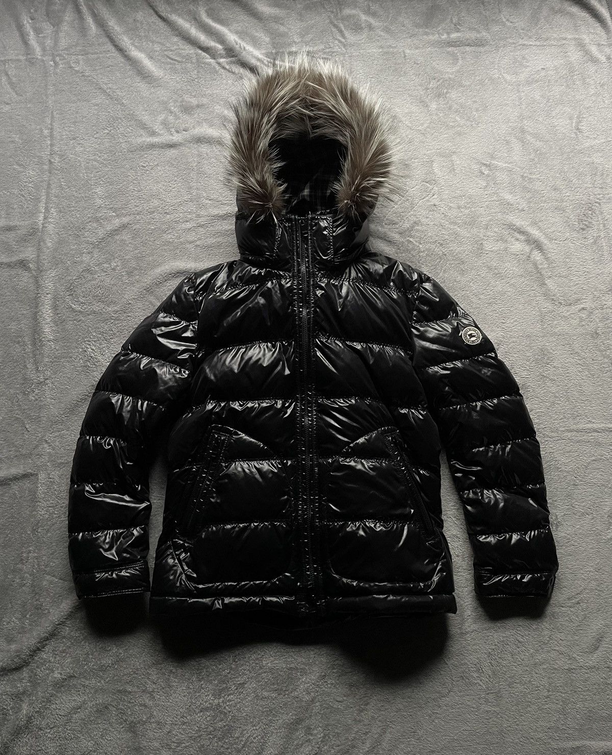Black Label × Burberry BURBERRY 00s MADE IN JAPAN REAL FUR PUFFER