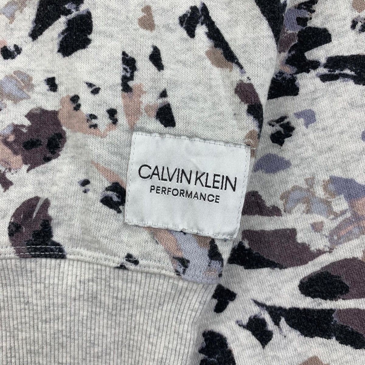 Calvin Klein CALVIN KLEIN Performance Overprint Design Grey Crop Top Size S / US 4 / IT 40 - 4 Thumbnail