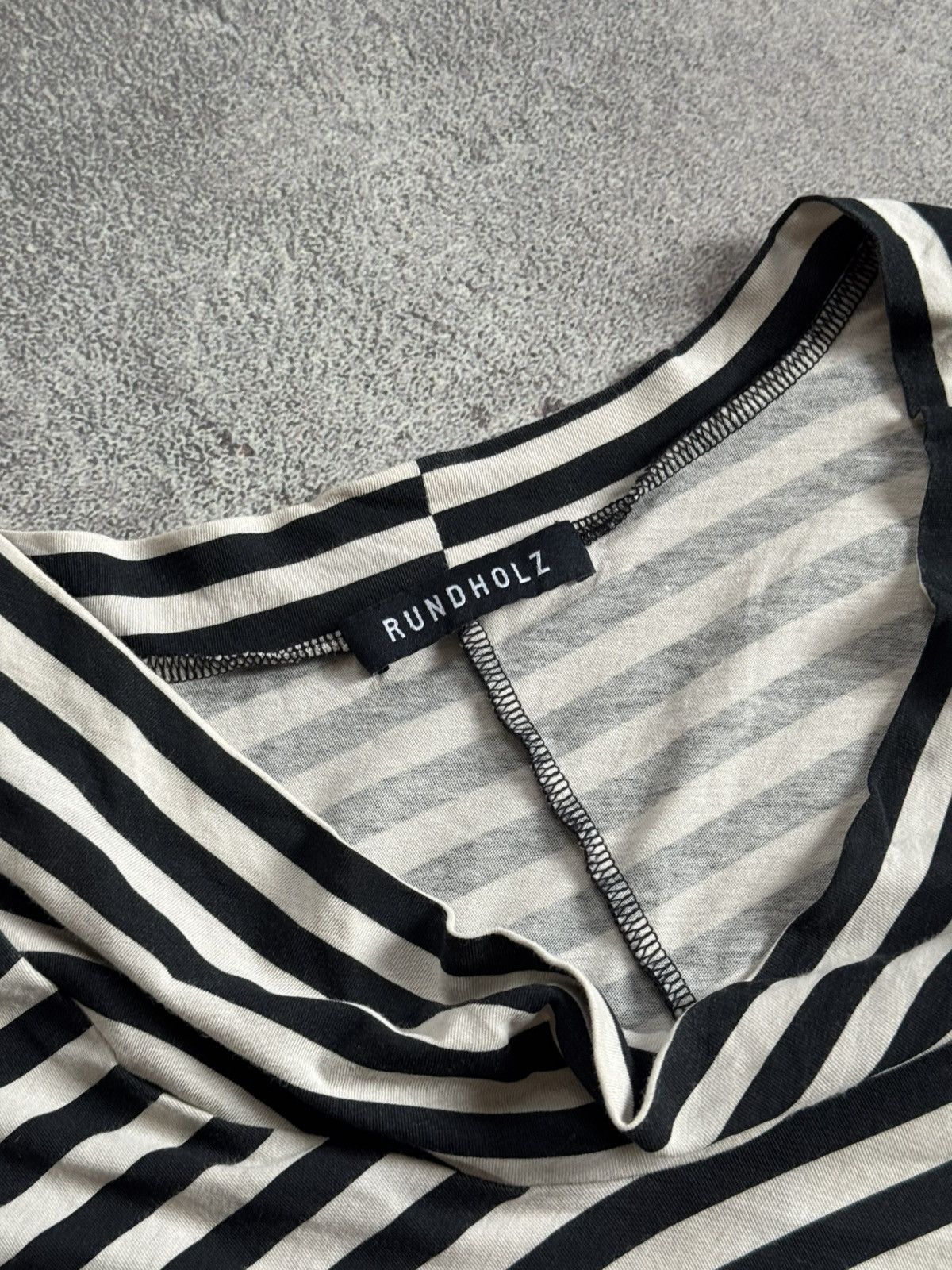 Rundholz Rundholz oversized relaxed striped avantgarde dress 👗 tunic Size ONE SIZE - 5 Thumbnail