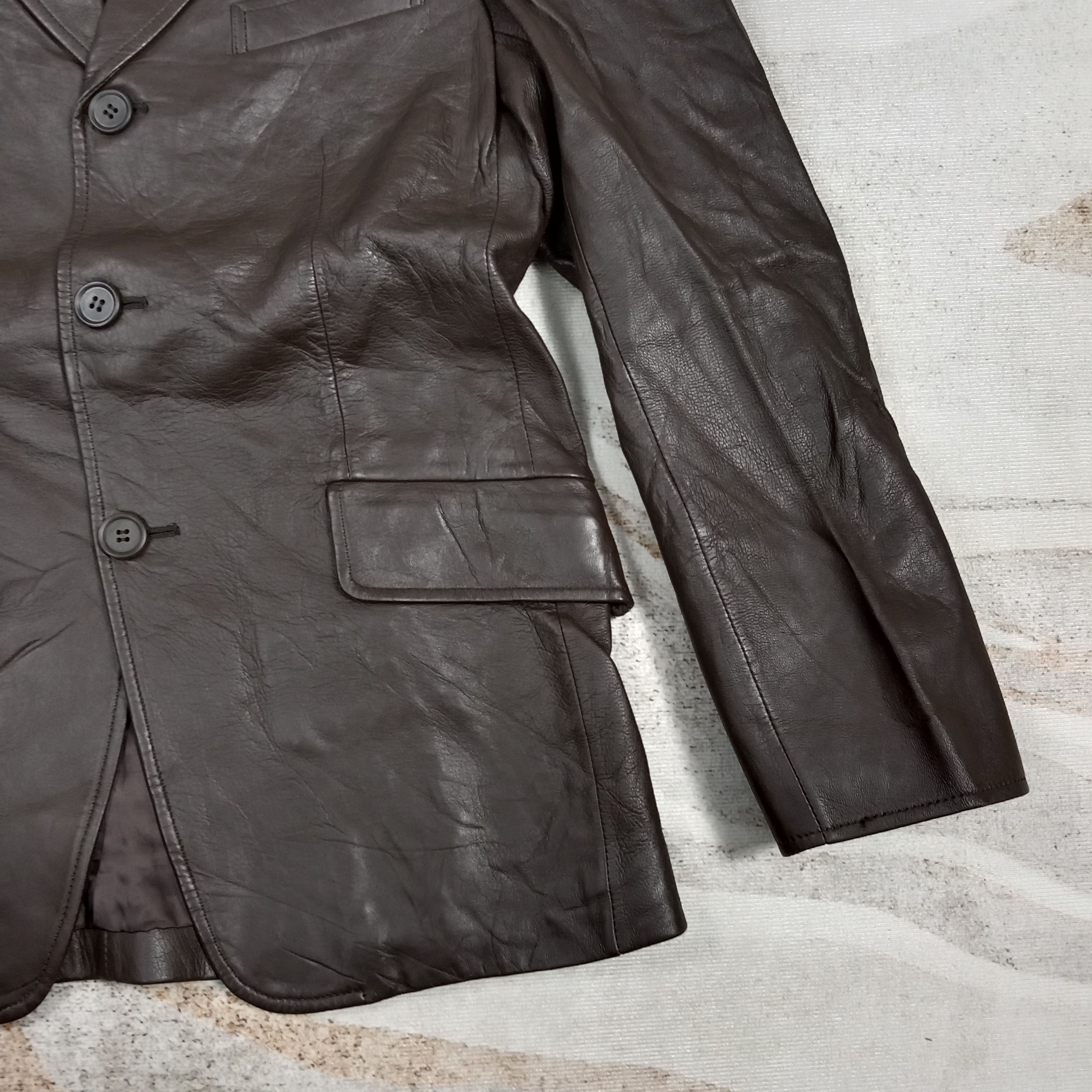 Paul Smith Paul Smith London Leather Coat Jacket C275N12 Size US S / EU 44-46 / 1 - 3 Thumbnail