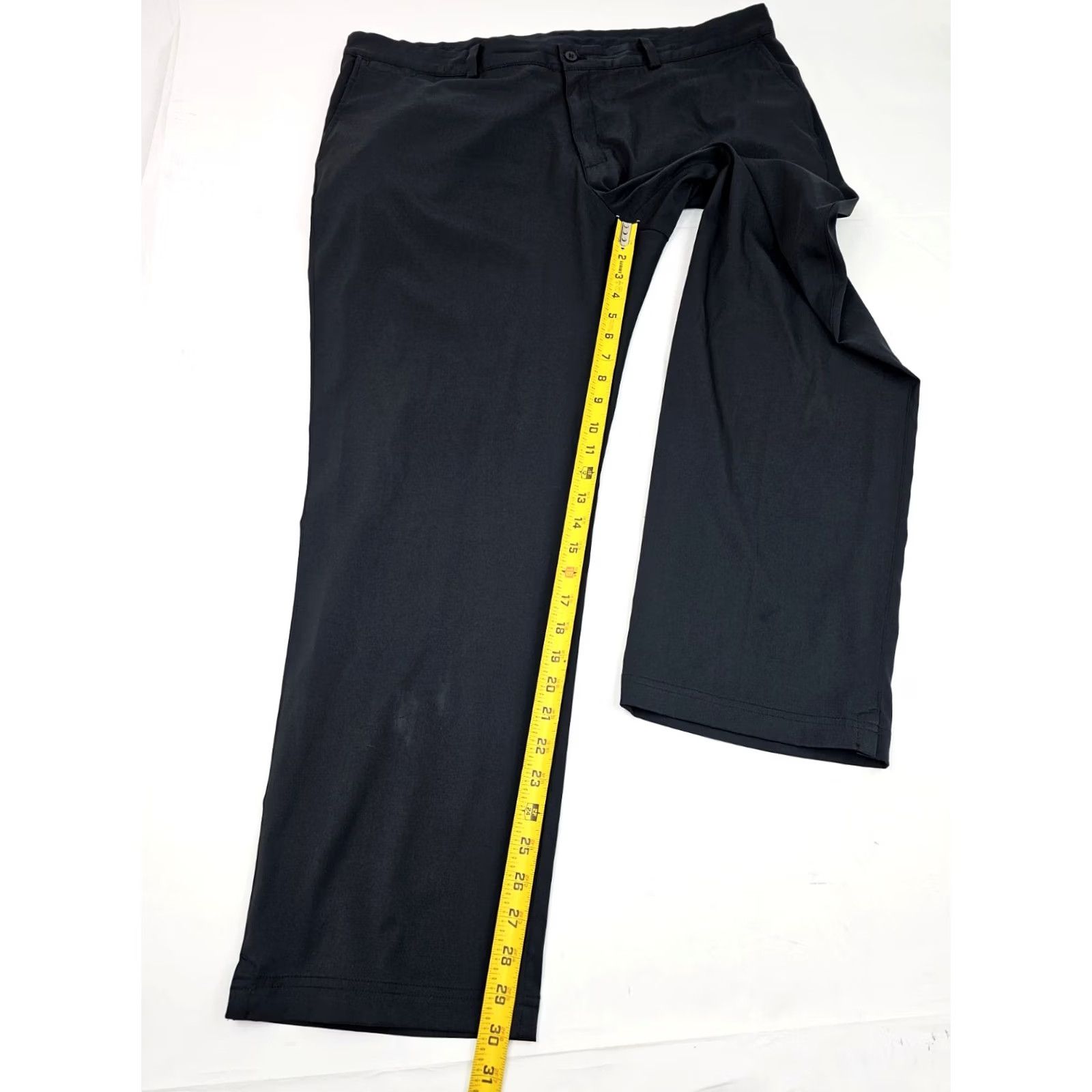 Nike Nike Golf Dri-FIT Tech Flat Front Straight Leg Pants Men 41x30 Black Performance Pants Size US 41 - 5 Thumbnail