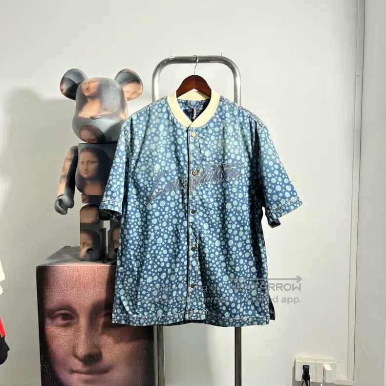 Louis Vuitton Louis Vuitton Yayoi Kusama Polka-Dot Baseball Shirt Size US L / EU 52-54 / 3 - 1 Thumbnail