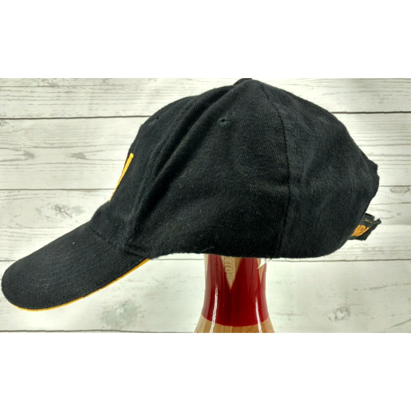 Bally NRA National Rifle Association Ball Cap Hat Gold Black 100% Cotton Adjustable Baseball Cap Men Black and Gold Shirt Cap Hats Black Gold Mens Size ONE SIZE - 3 Thumbnail
