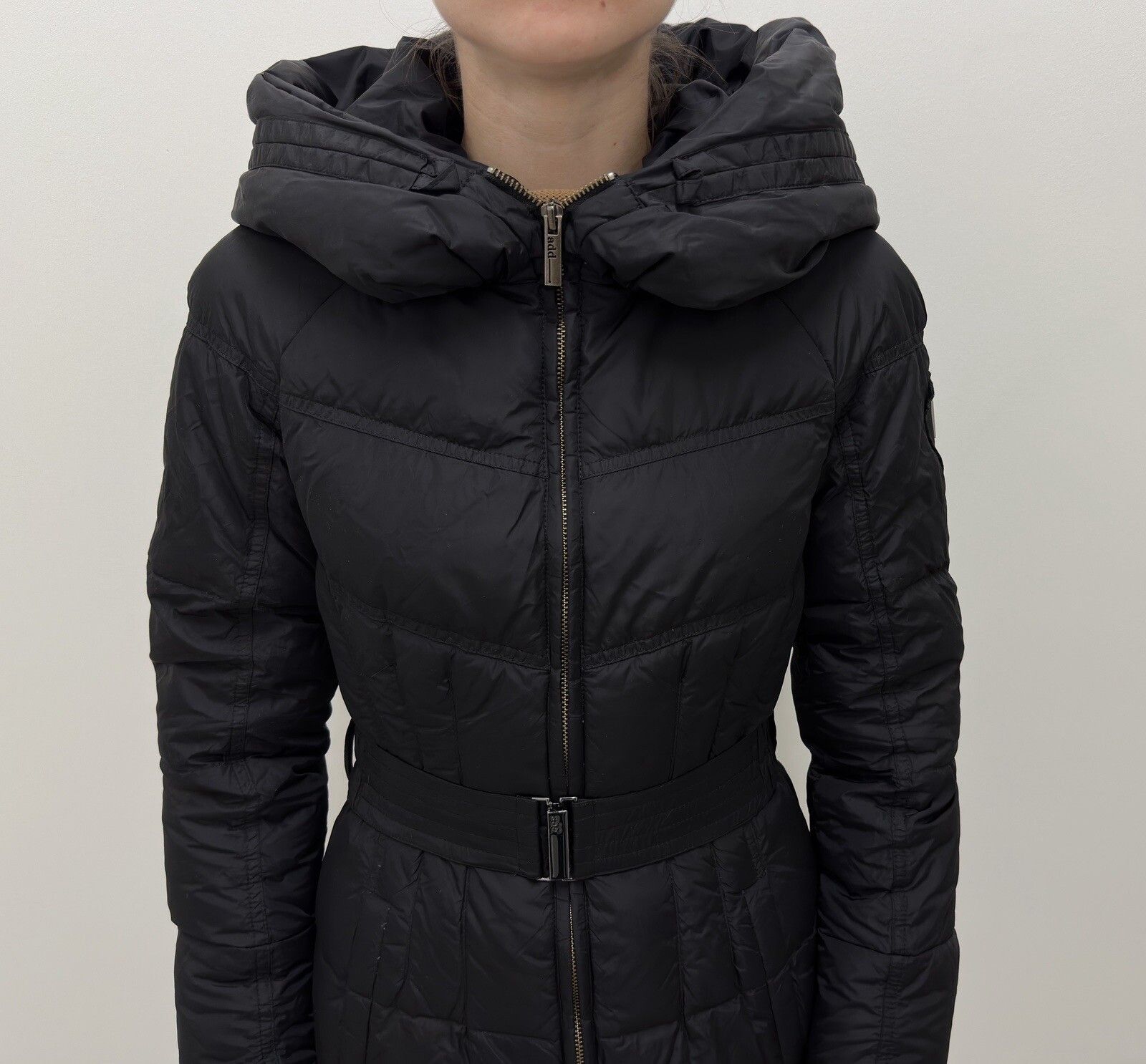Add DDP Add Icon 10 Down Puffer Womens Jacket Coat Black Size S / US 4 / IT 40 - 10 Thumbnail