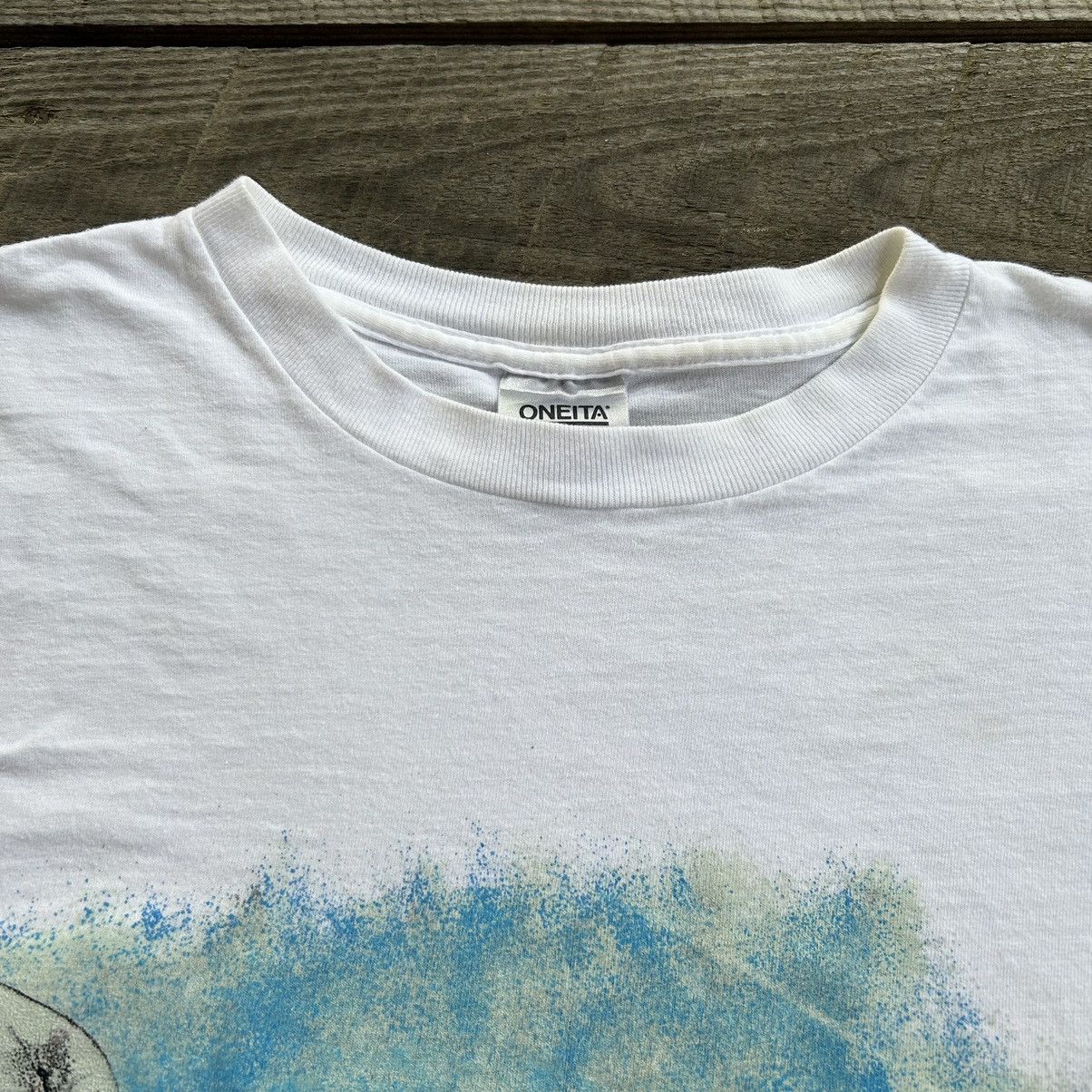 Vintage Vintage Mount Rushmore Nature Tourist Wrap Around T Shirt Size US L / EU 52-54 / 3 - 6 Thumbnail
