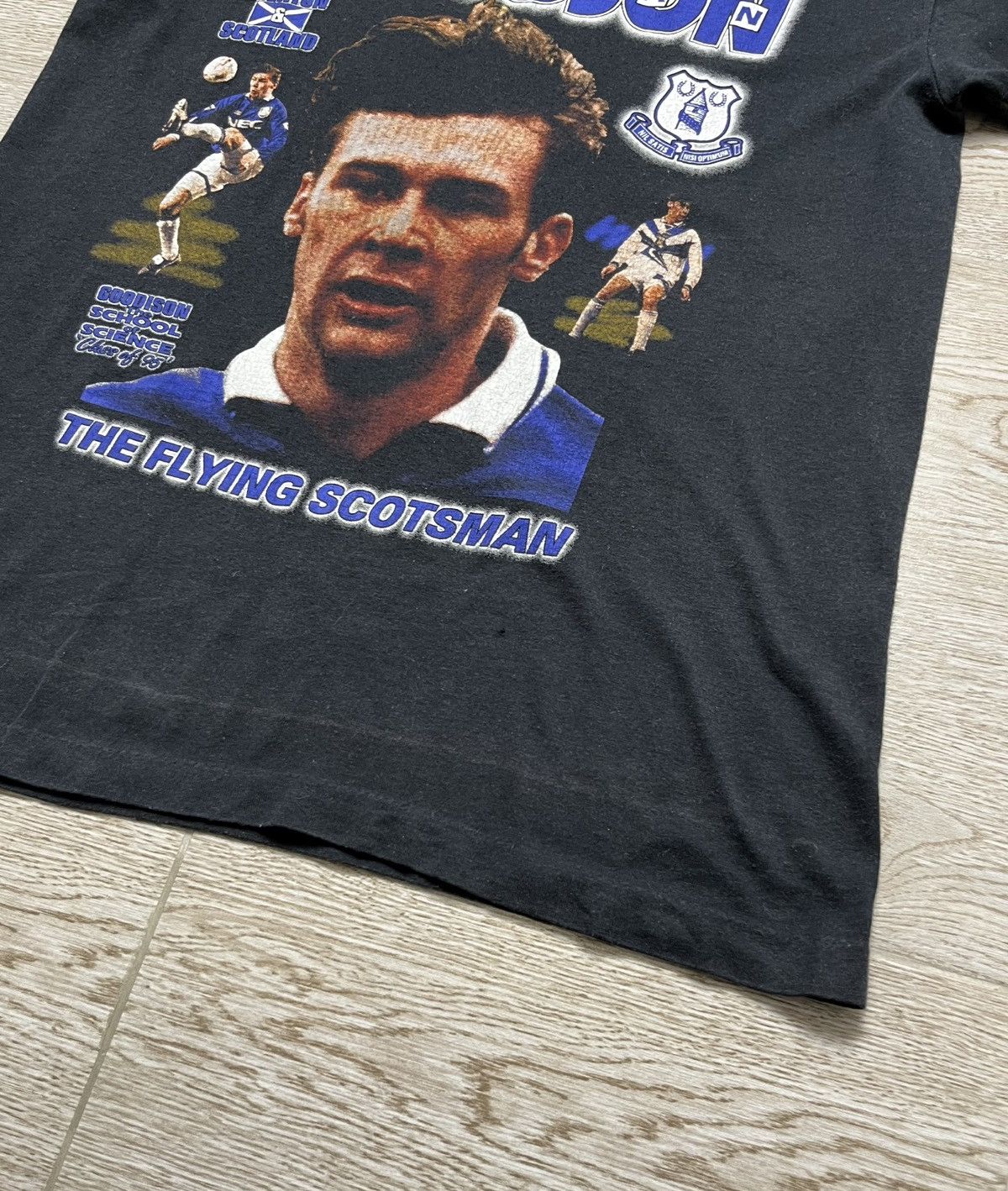Vintage Rare 1995 Everton FEGURSON #9 The Flying Scotsman T-Shirt Size US M / EU 48-50 / 2 - 6 Thumbnail