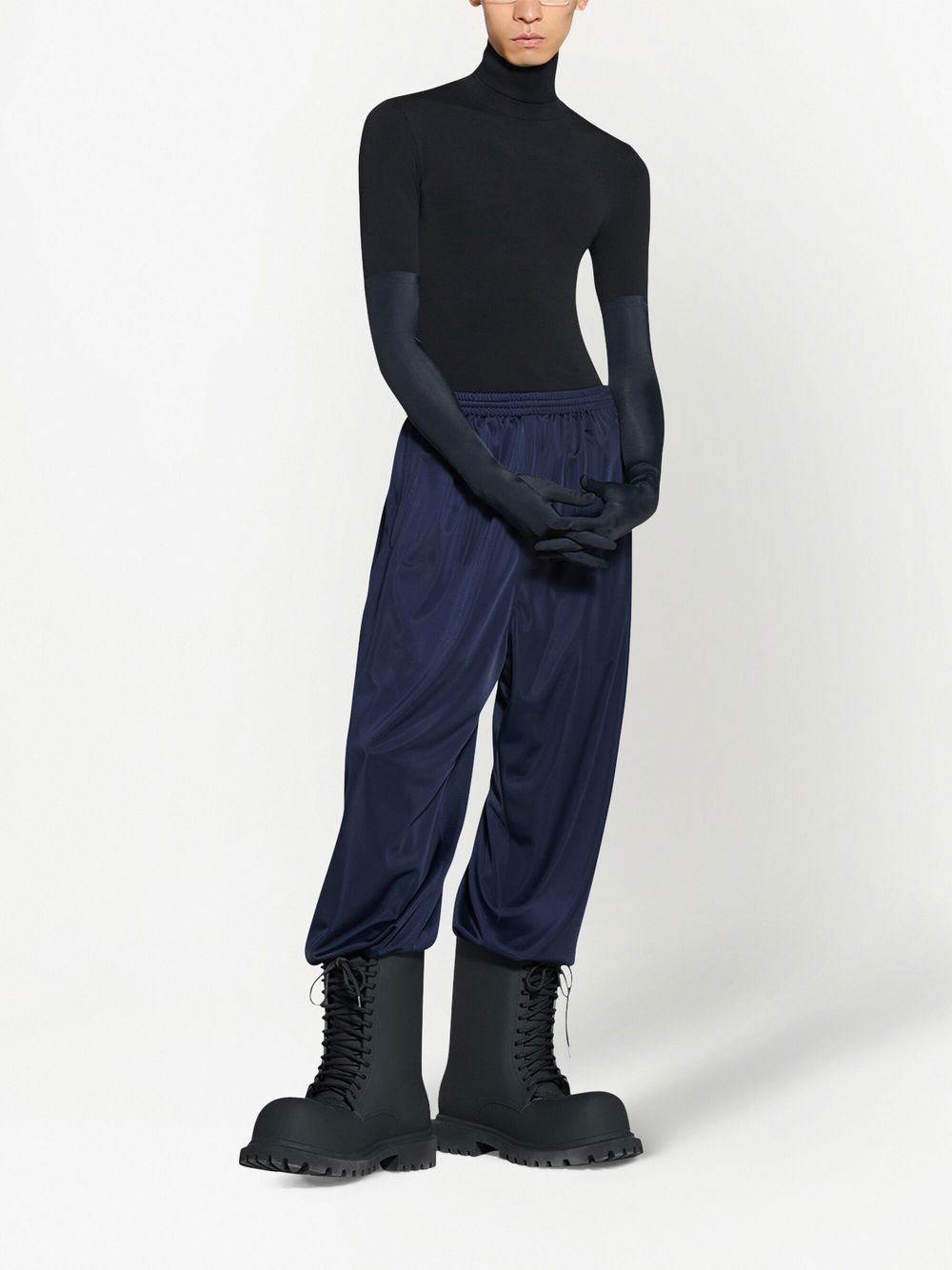 Balenciaga o1mt1gz0924 Tracksuit Pants in Navy Size US 28 / EU 44 - 2 Thumbnail