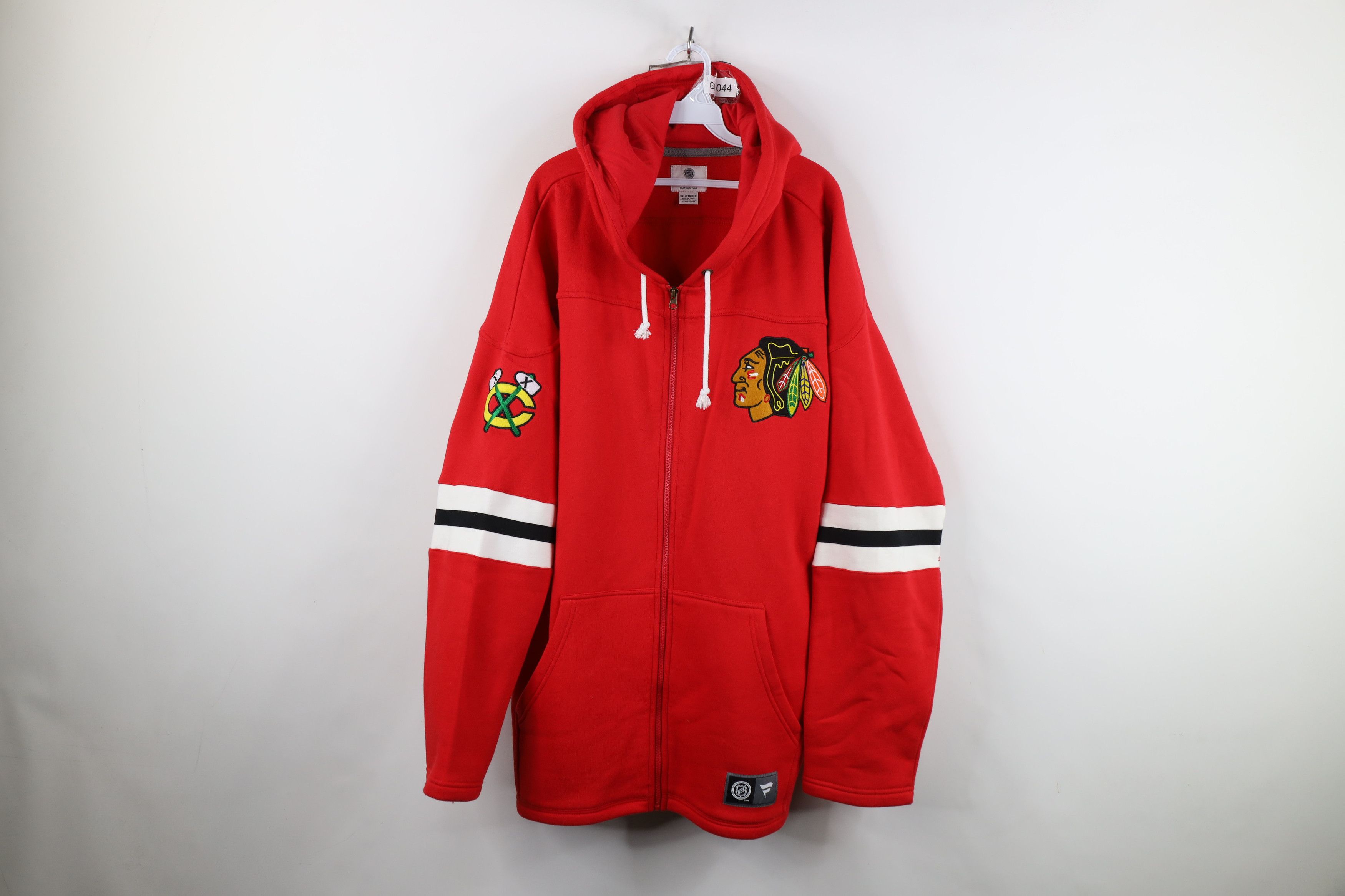 Vintage Fanatics Chicago Blackhawks Hockey Jersey Hoodie Sweatshirt Size US XXL / EU 58 / 5 - 1 Thumbnail