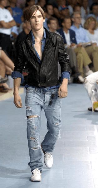 Dolce & Gabbana SS2005 Dolce & Gabbana Light Blue Denim Distressed Superman Jeans Size US 32 / EU 48 - 3 Thumbnail