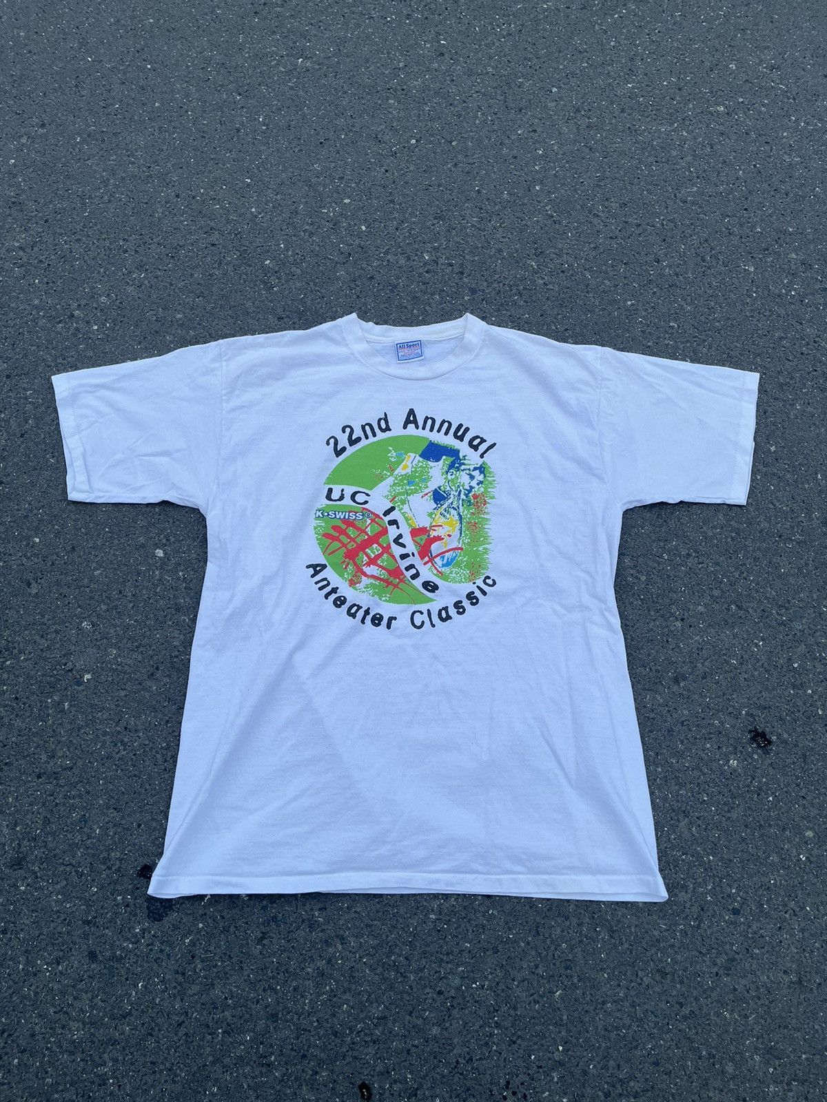 All Sport × Vintage 1992 UC Irvine T-Shirt Size US XL / EU 56 / 4 - 1 Thumbnail