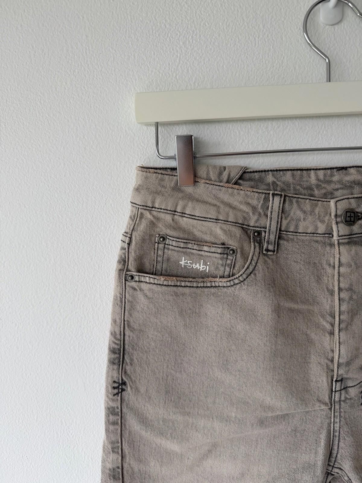 Ksubi new Ksubi mens denim shorts chopper short pluto moon grey 32 Size US 32 / EU 48 - 2 Thumbnail