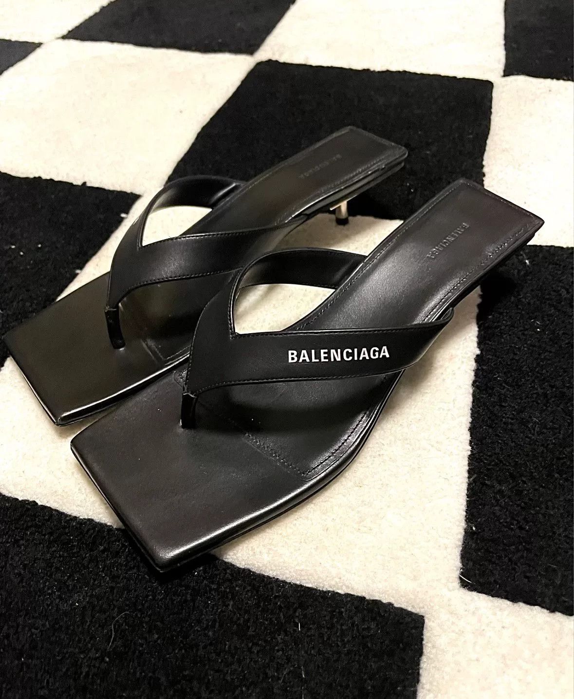 Balenciaga Balenciaga Black Slingback Heels Size US 6 / IT 36 - 1 Thumbnail