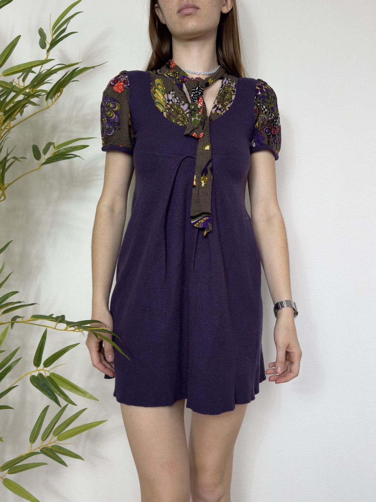 Miss Sixty VINTAGE MISS SIXTY 2000s WOOL DRESS Size M / US 6-8 / IT 42-44 - 1 Thumbnail