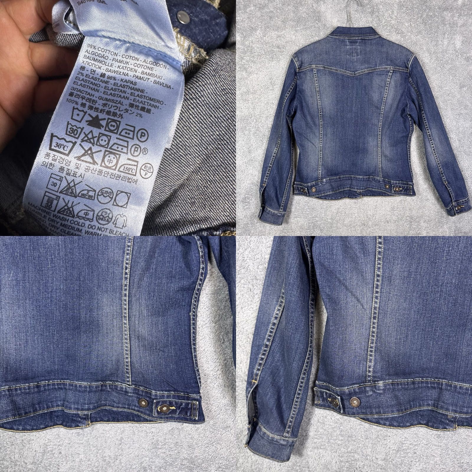 Levi's Levi's Trucker Denim Jacket Womens L Medium Wash Western Short Type 3 Casual Shirts Jackets? Size 36" / US 14 / IT 50 - 8 Thumbnail