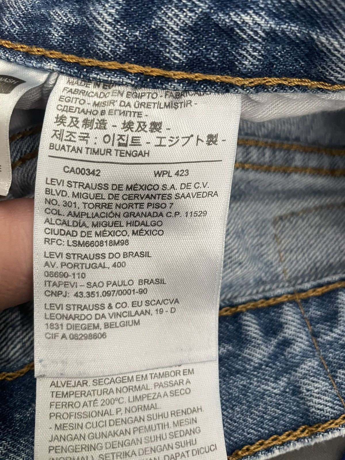 Designer × Levi's Levis 501xx 34x34 Button Fly Jeans Size US 34 / EU 50 - 7 Thumbnail