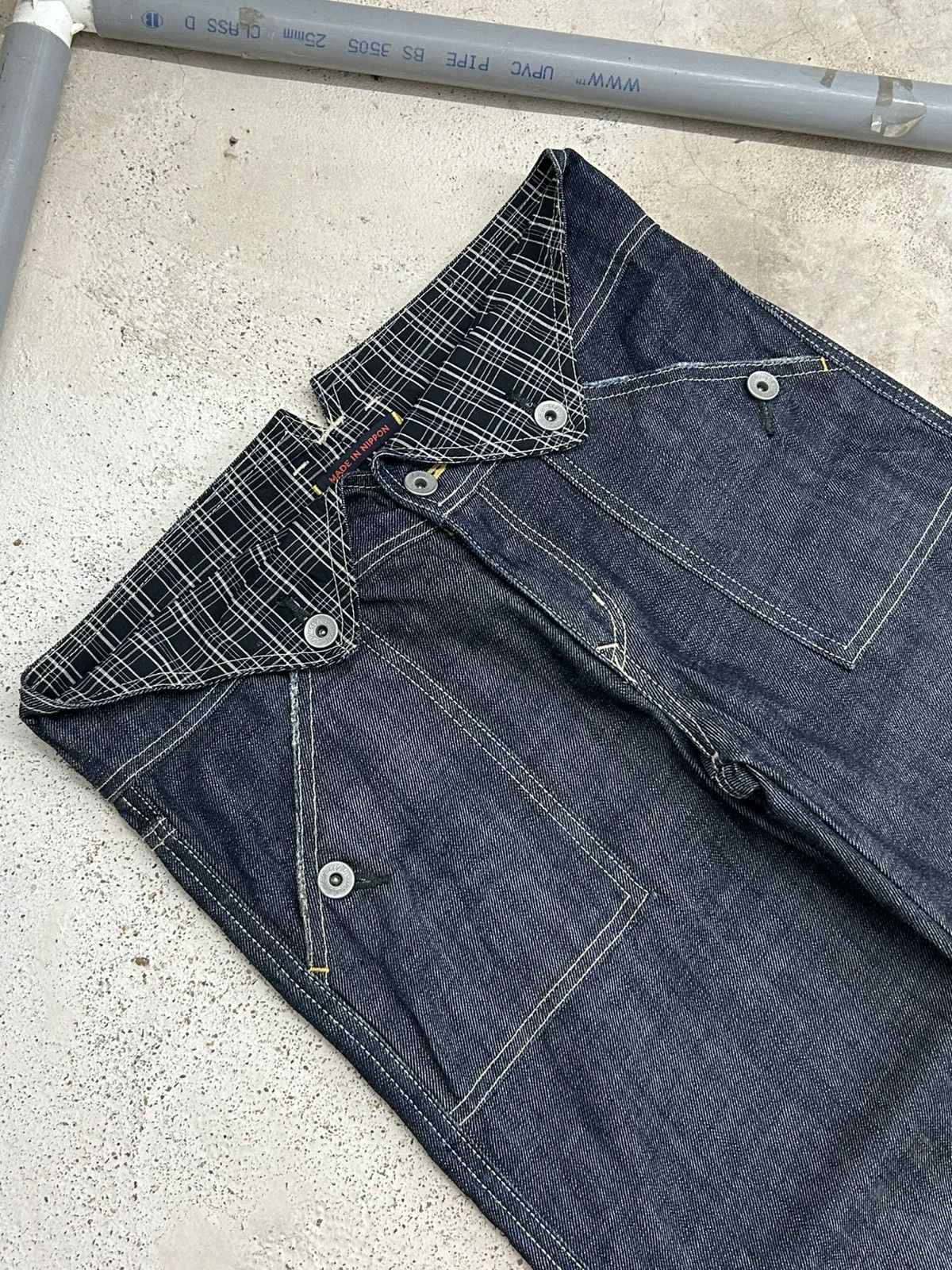 Hysteric Glamour Vintage Et Boite Jeans Wide Leg Flare Indigo Unisex Size 31" - 6 Thumbnail