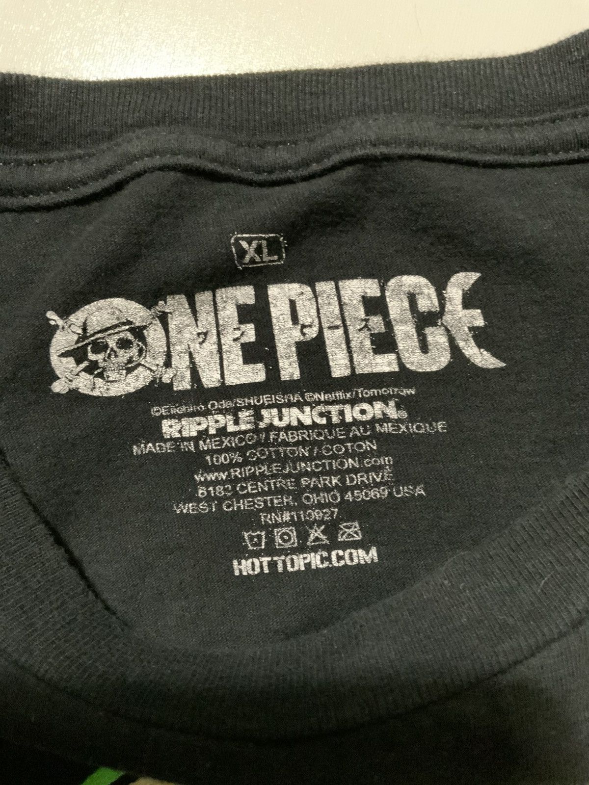 Ripple Junction One Piece Roronoa Zoro Pirate Hunter Anime Movie T-Shirt Size US XL / EU 56 / 4 - 6 Thumbnail