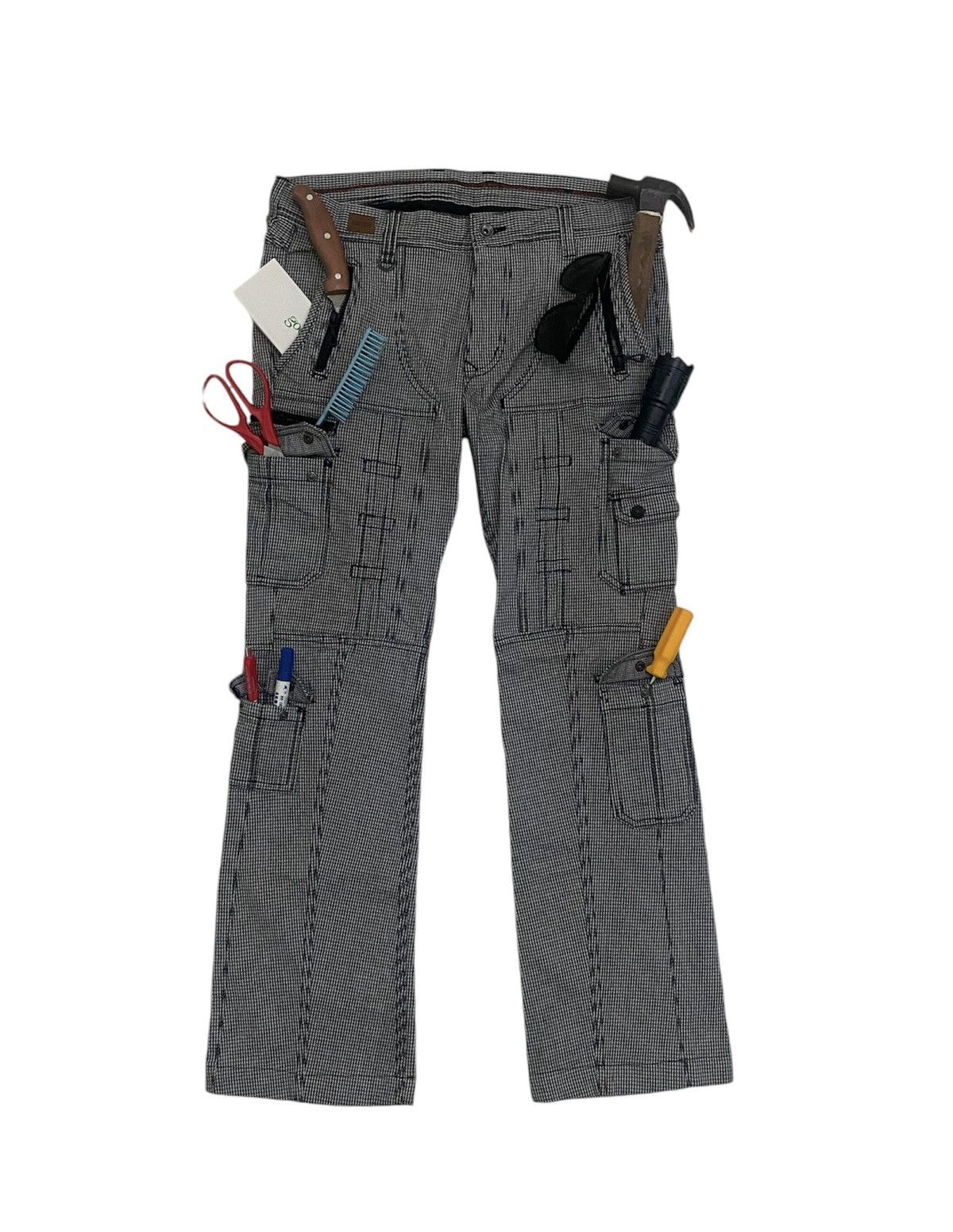 Le Grande Bleu (L.G.B.) × Nicole Club Nicole Club for Men Tactical 16 Pockets Cargo Pants Size US 34 / EU 50 - 1 Thumbnail