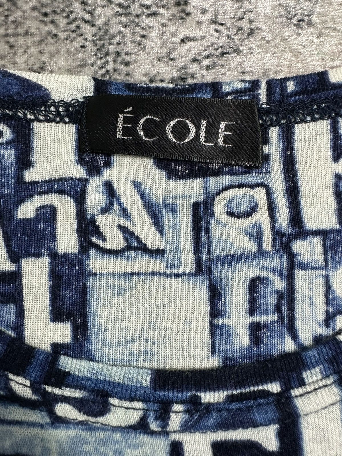 Japanese Brand CRAZY ECOLE ALL OVER PRINTED LETTER LGB STYLE Size M / US 6-8 / IT 42-44 - 5 Thumbnail