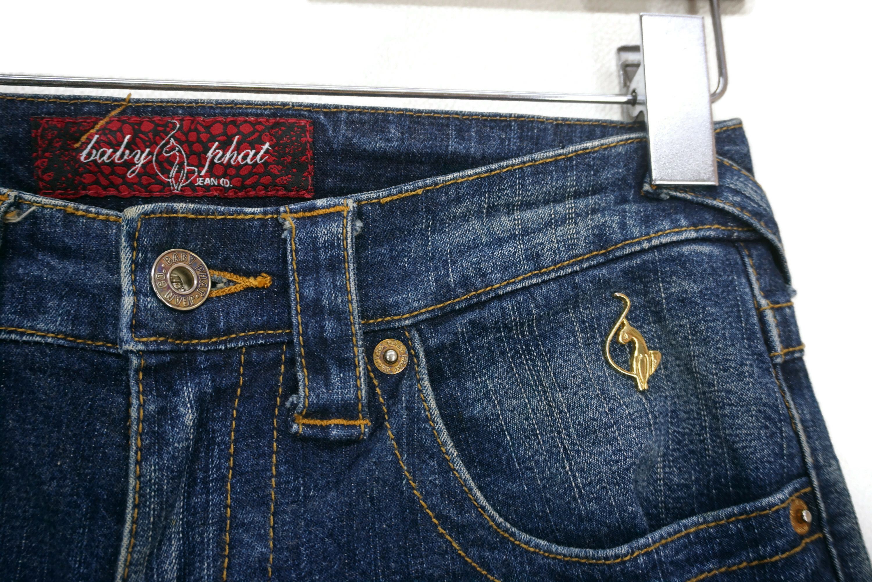 Phat Farm Baby Phat Jeans Size W25xL33.5 Low-Rise Bootcut Denim Size 25" / US 0 / IT 36 - 5 Thumbnail