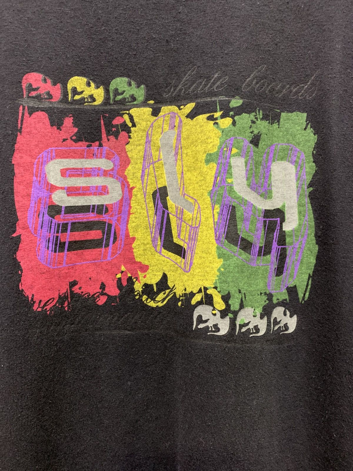 Vintage Vintage SLY SKATEBOARD Glow In The Dark Tee Size US L / EU 52-54 / 3 - 2 Thumbnail