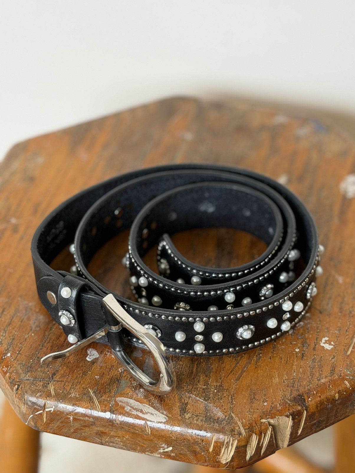 Japanese Brand Japanese Style Real Leather SNAKE Print Belt 90s Y2K Size ONE SIZE - 3 Thumbnail