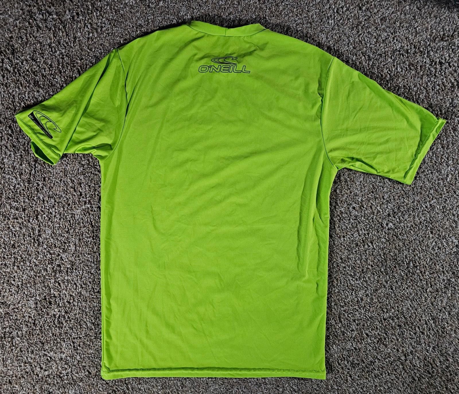 O'Neill O'Neill 50+ UVP small Slim Fit Green Swim Shirt Size US 30 / EU 46 - 6 Thumbnail