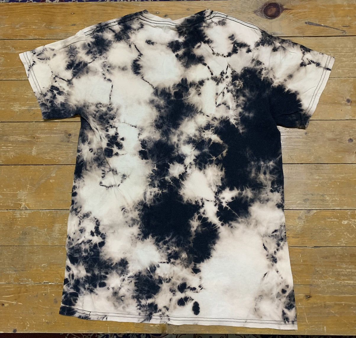 Band Tees × Vintage 90s Popular Poison Rose Tokyo Kanji Bleach Tie Dye Tee Size US S / EU 44-46 / 1 - 2 Thumbnail