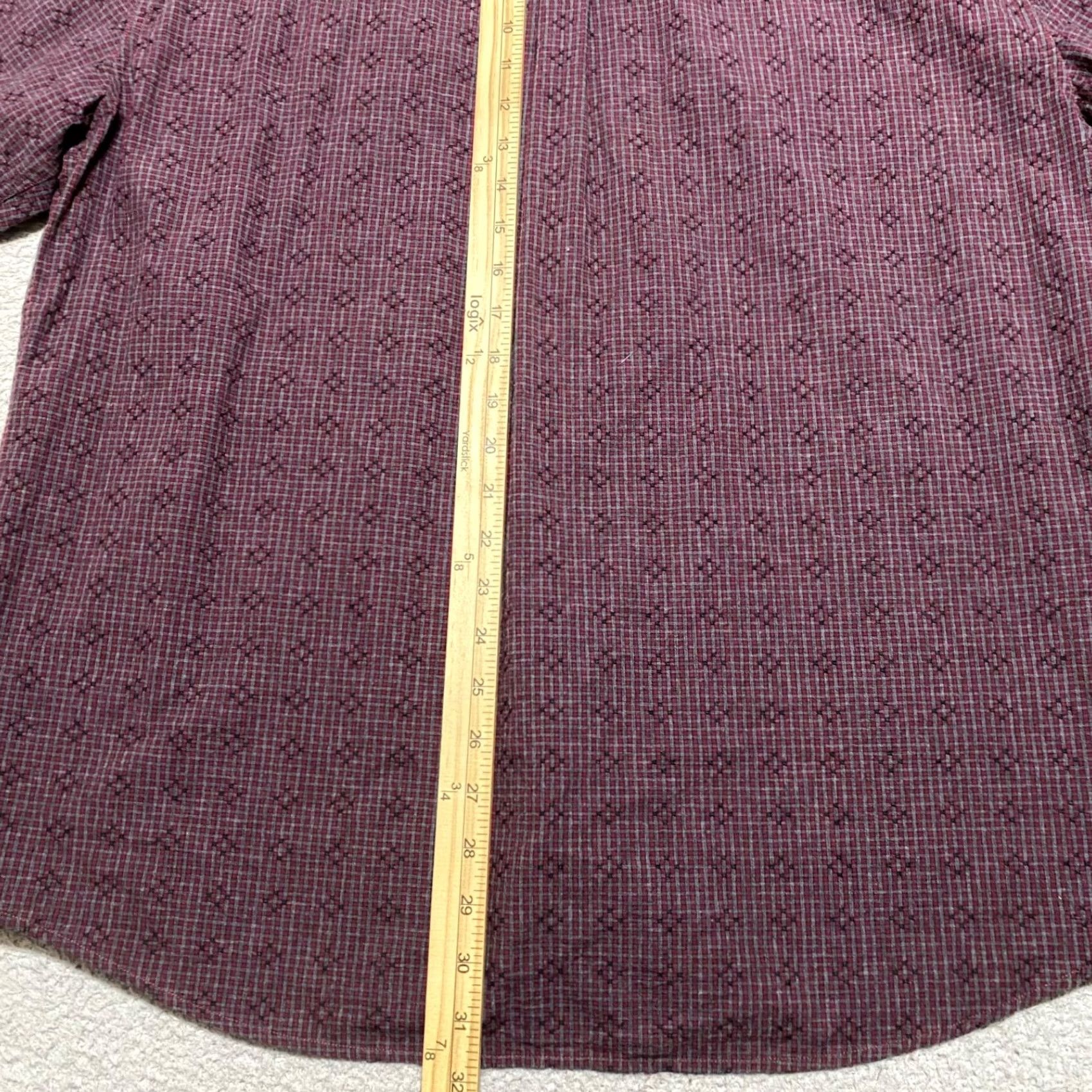 Carbon2Cobalt Carbon 2 Cobalt Mens XL Shirt Multicolor Plaid Check Long Sleeve Button-Front - 1970 Size US XL / EU 56 / 4 - 7 Thumbnail