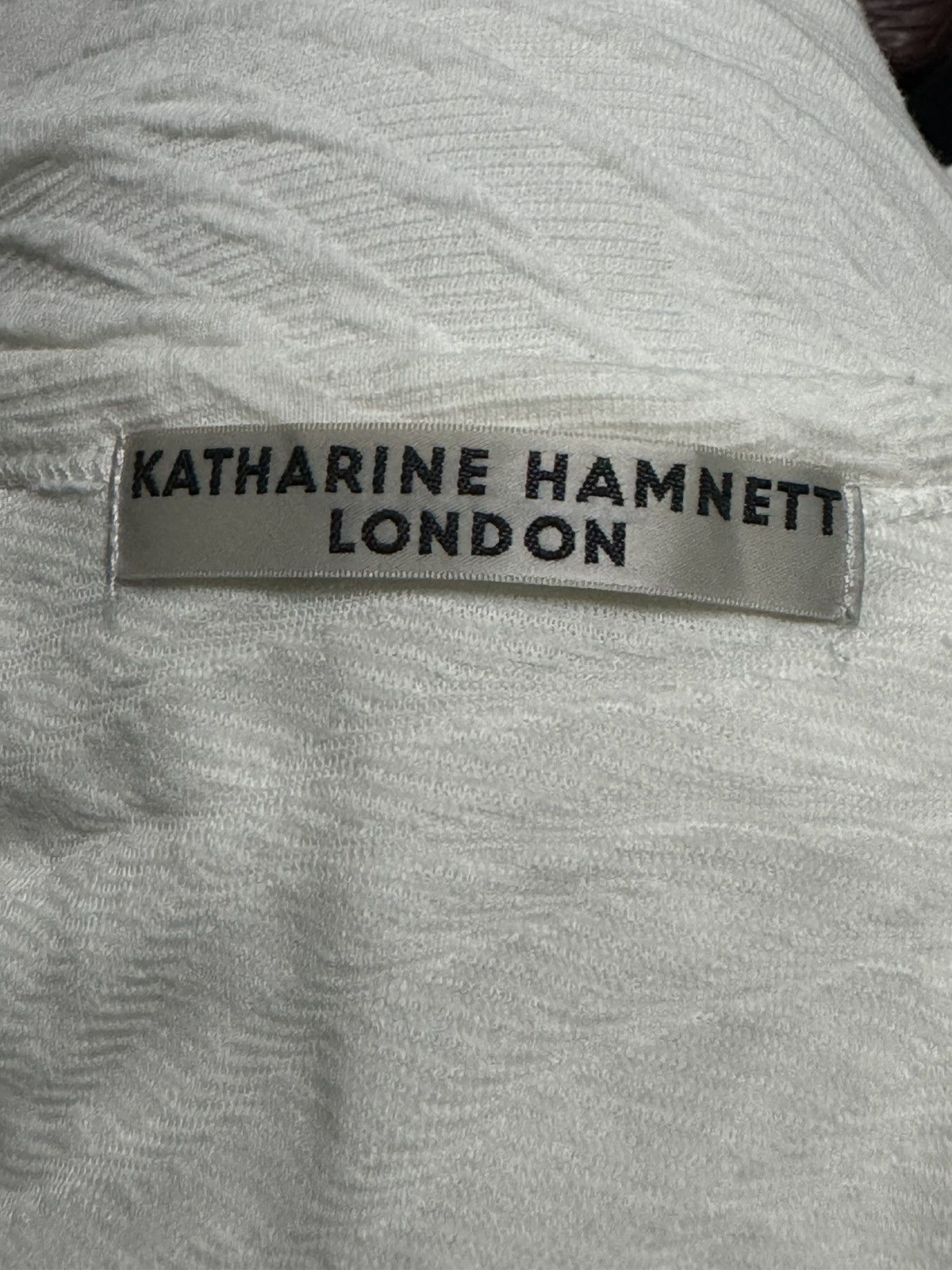 Katharine Hamnett London 💥 KATHERINE HAMNETT LONDON V-NECK TEE Size US XL / EU 56 / 4 - 7 Thumbnail
