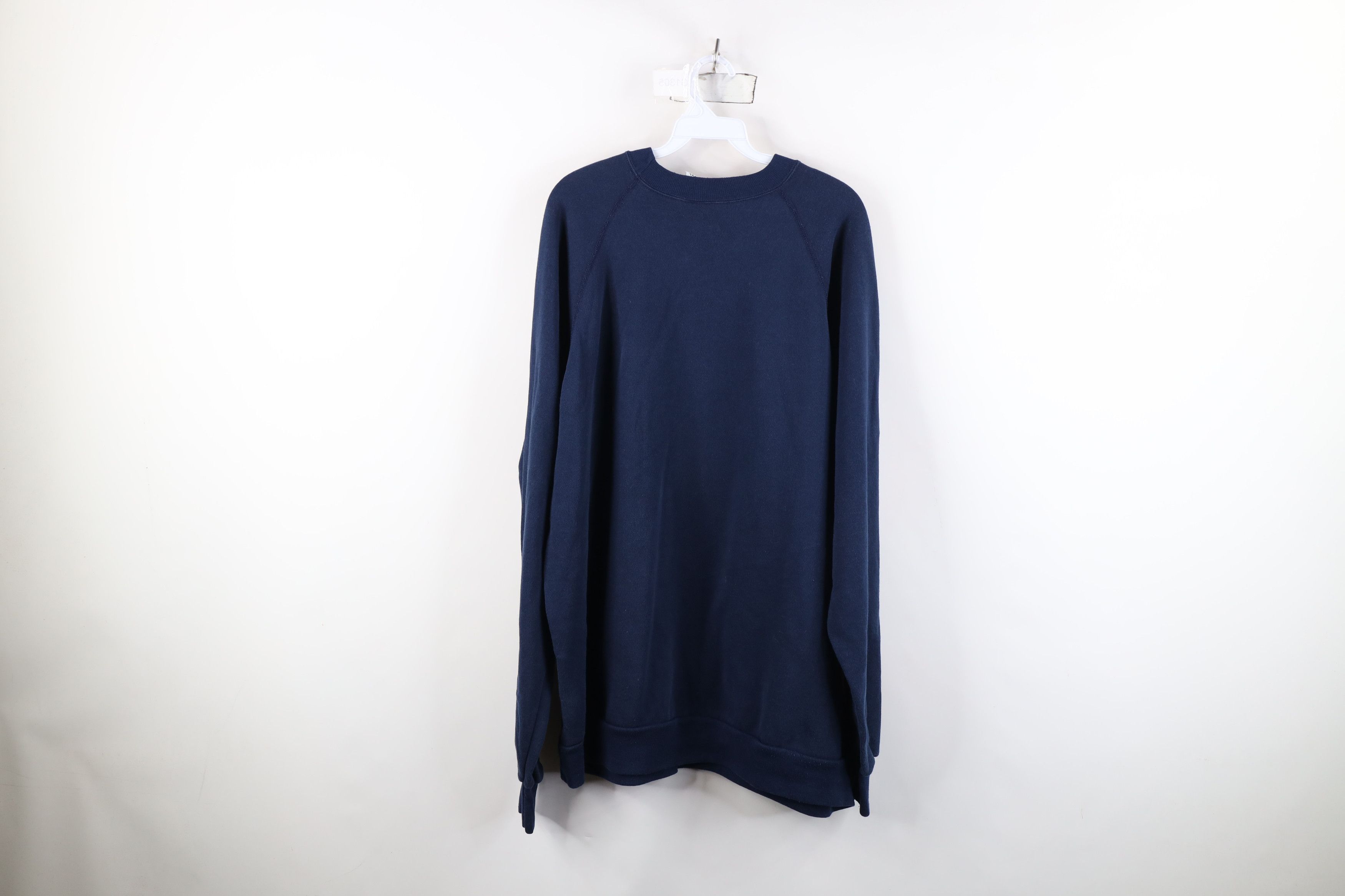 Vintage Vintage 90s Streetwear Crewneck Sweatshirt Navy Blue USA Size US XXL / EU 58 / 5 - 11 Thumbnail