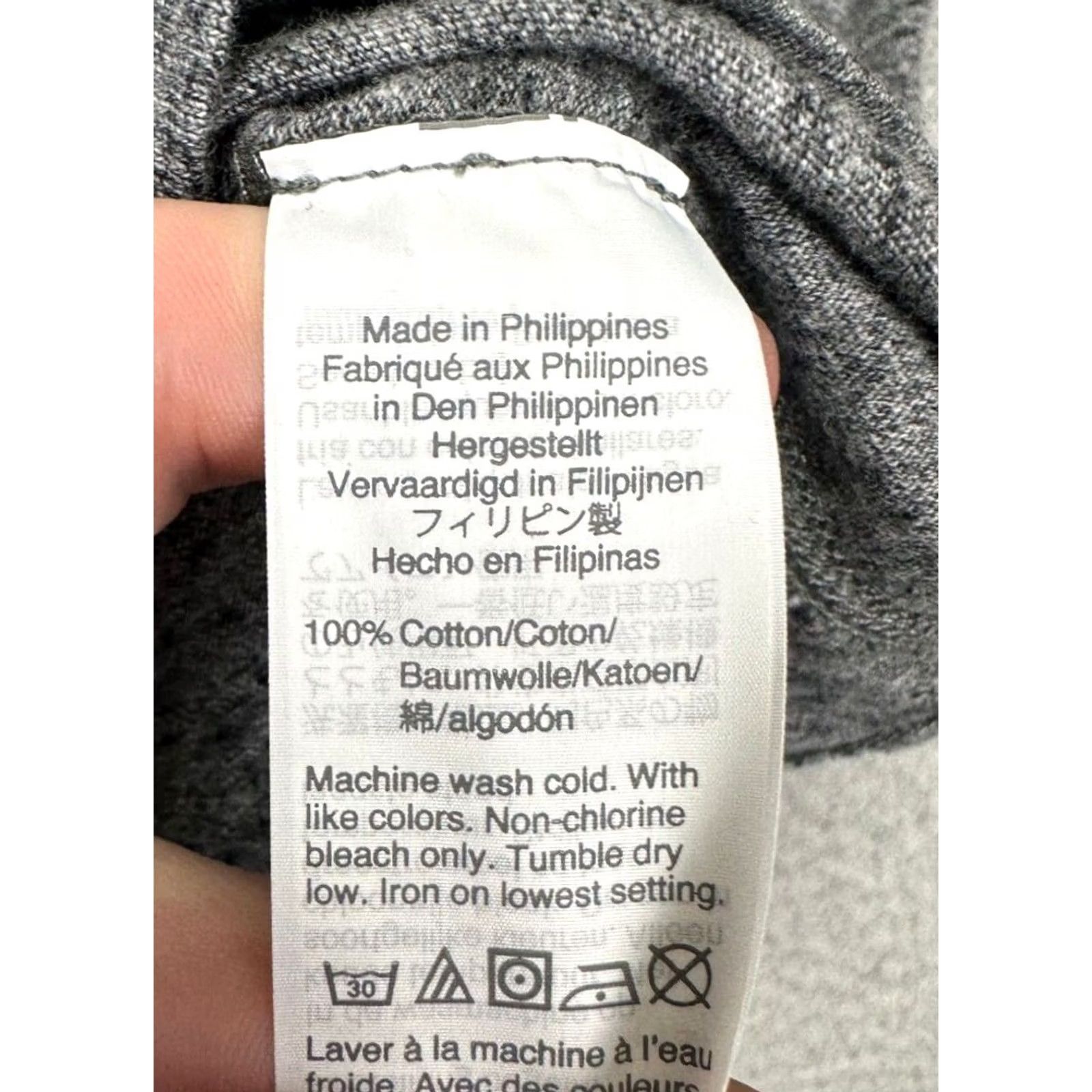 J.Crew J.CREW Pullover Sweatshirt Mens XL Grey Cotton Henley Long Sleeve Regular Fit Sweatshirt Casual Outdoor Walking Men's Size US XL / EU 56 / 4 - 7 Thumbnail