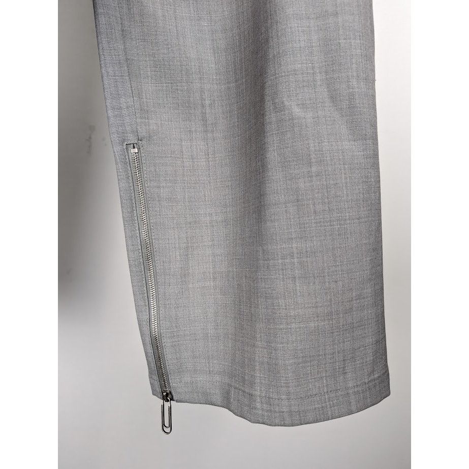 Off-White o1rshd1 Wool Long Lounge Trackpant in Melange Grey Size US 36 / EU 52 - 6 Thumbnail