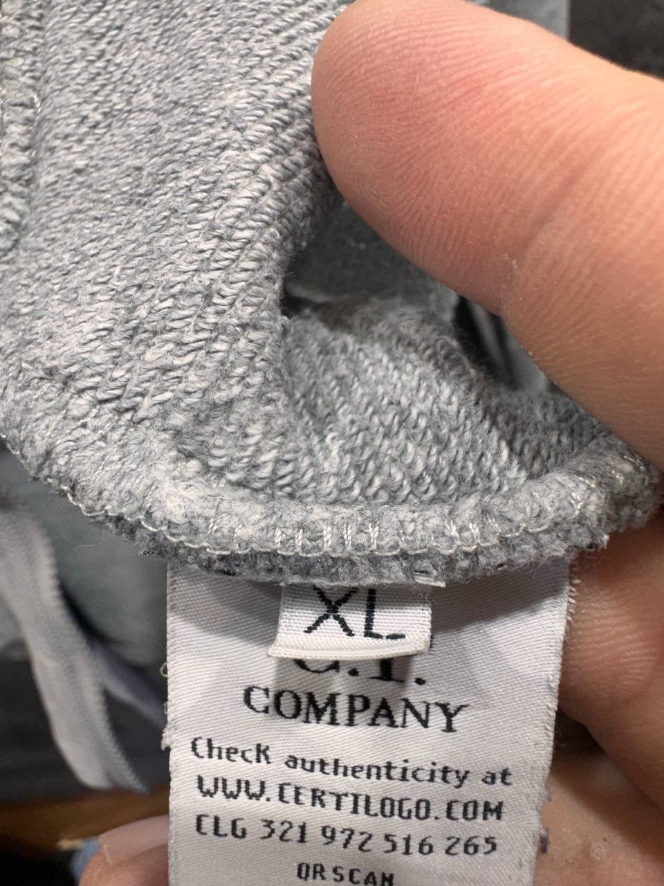 C.P. Company C.P. Company Tonal Zip Grey Goggle Hoodie Size XL Size US XL / EU 56 / 4 - 18 Thumbnail