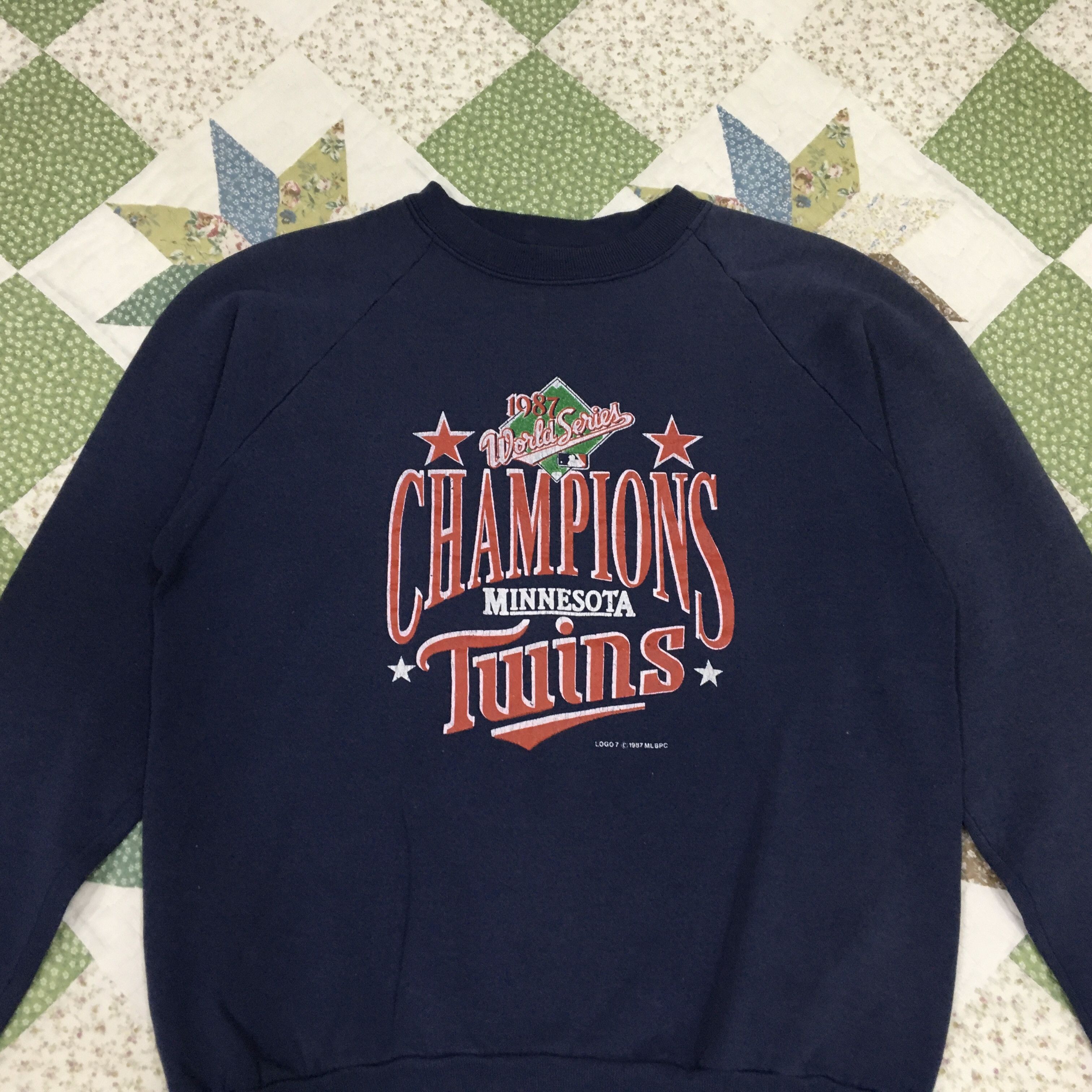Fruit Of The Loom × Vintage Vintage MINNESOTA TWINS World Series Sweatshirts Size M / US 6-8 / IT 42-44 - 3 Thumbnail