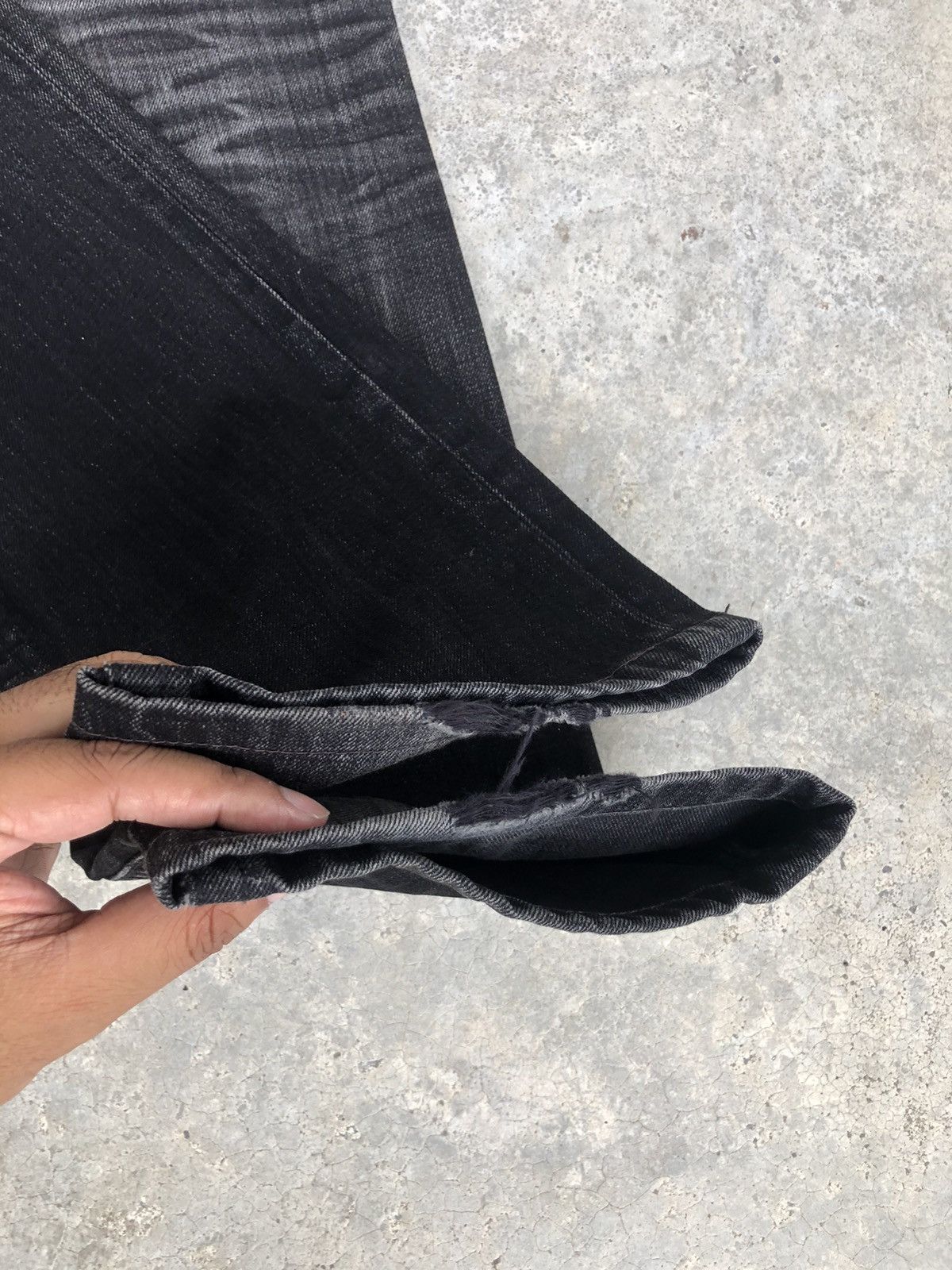 Japanese Brand Yoshitomo Nara Lolita Embroidered Jeans Punk Size US 31 - 18 Thumbnail
