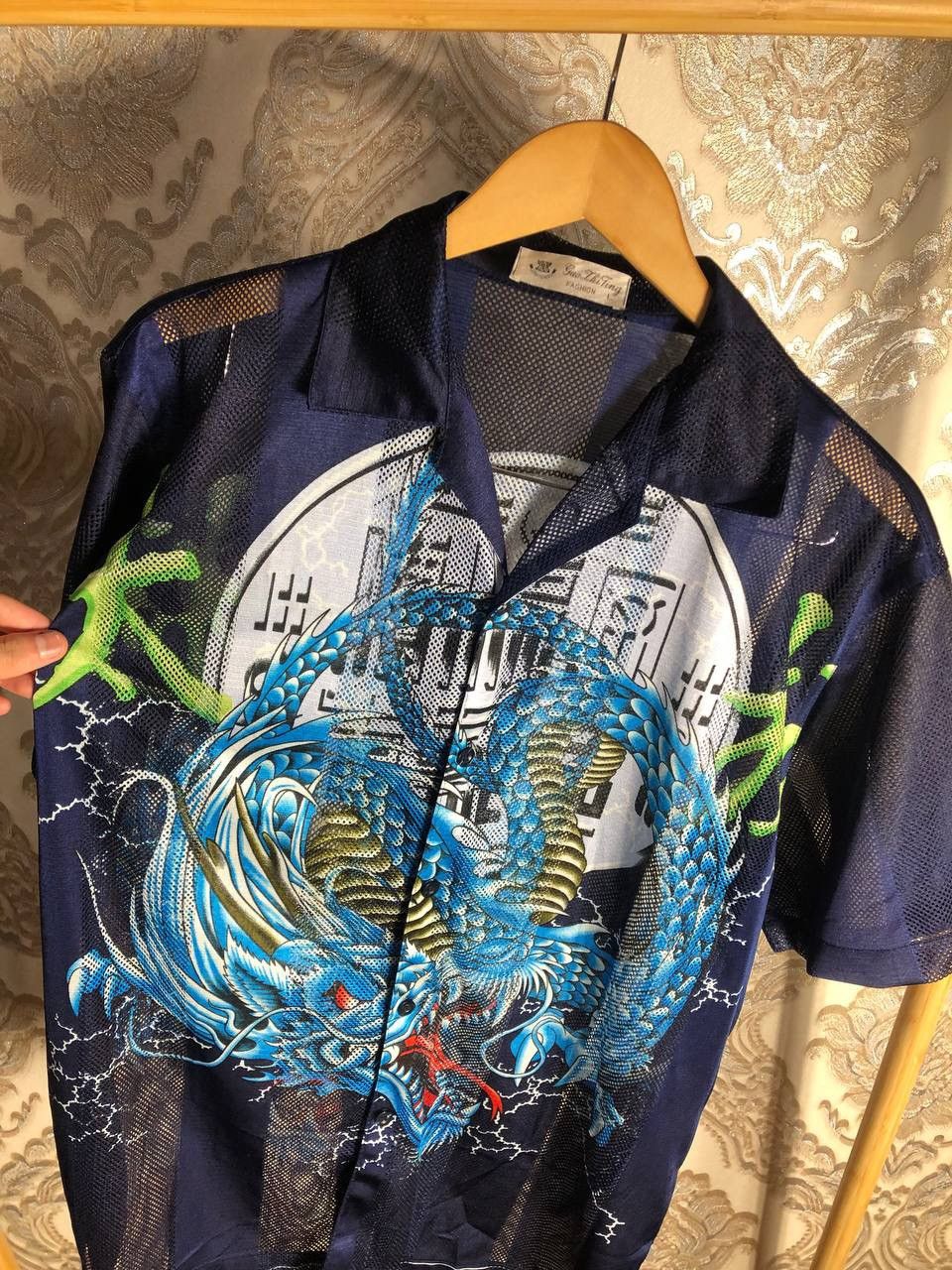 Japanese Brand VINTAGE DRAGONS SHIRT DESIGNER JAPAN STYLE RETRO Y2K 90s SK8 Size US L / EU 52-54 / 3 - 2 Thumbnail