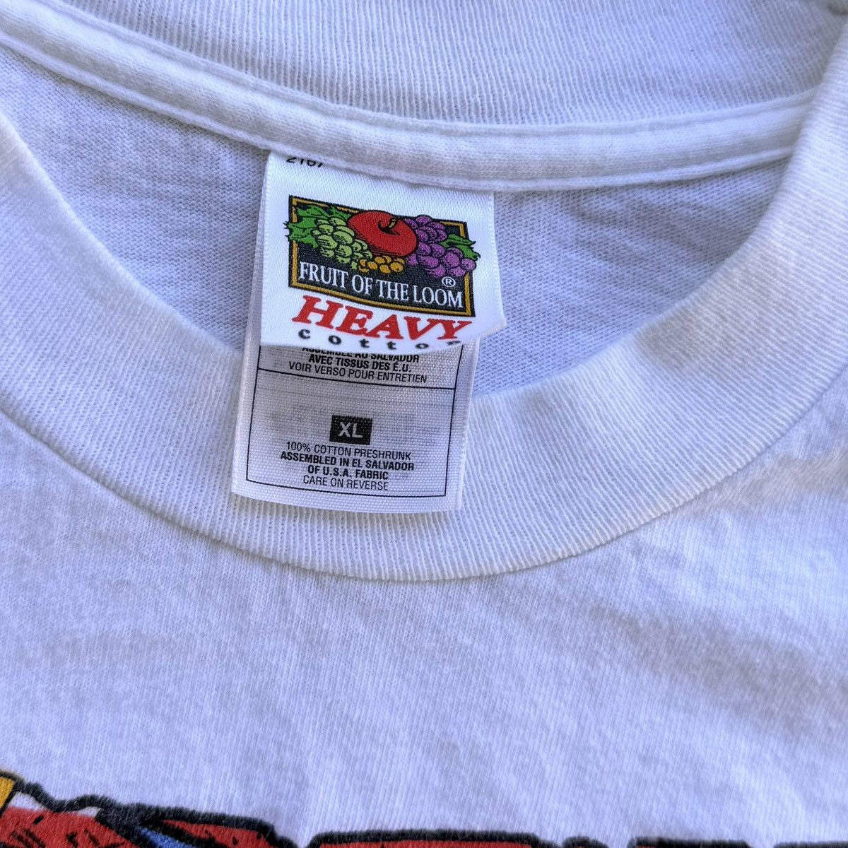 Fruit Of The Loom Vintage California 500 Racing Tee Shirt 97 Fruit Of The Loom Size US XL / EU 56 / 4 - 4 Thumbnail